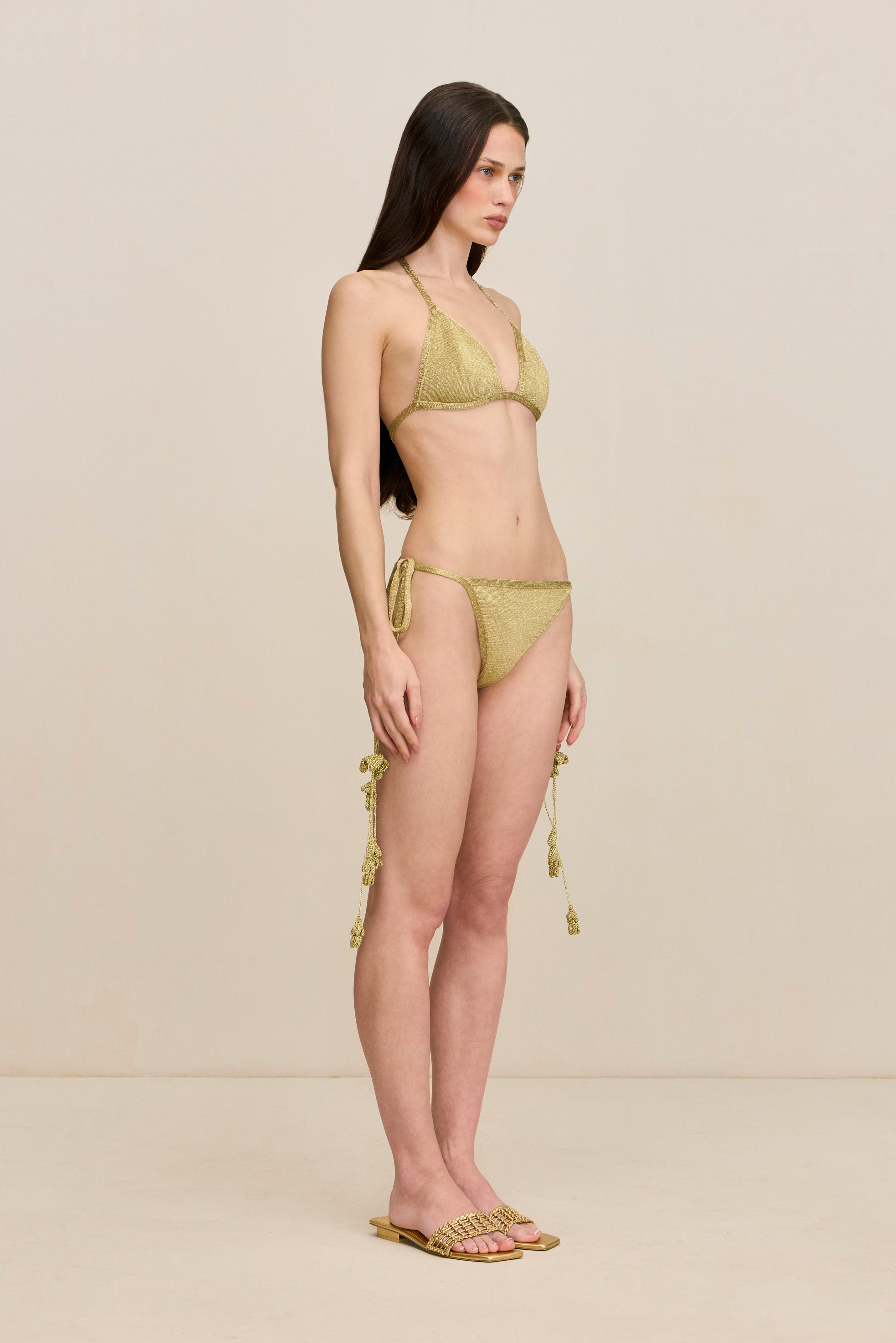 ALIA BIKINI BOTTOM - GOLD