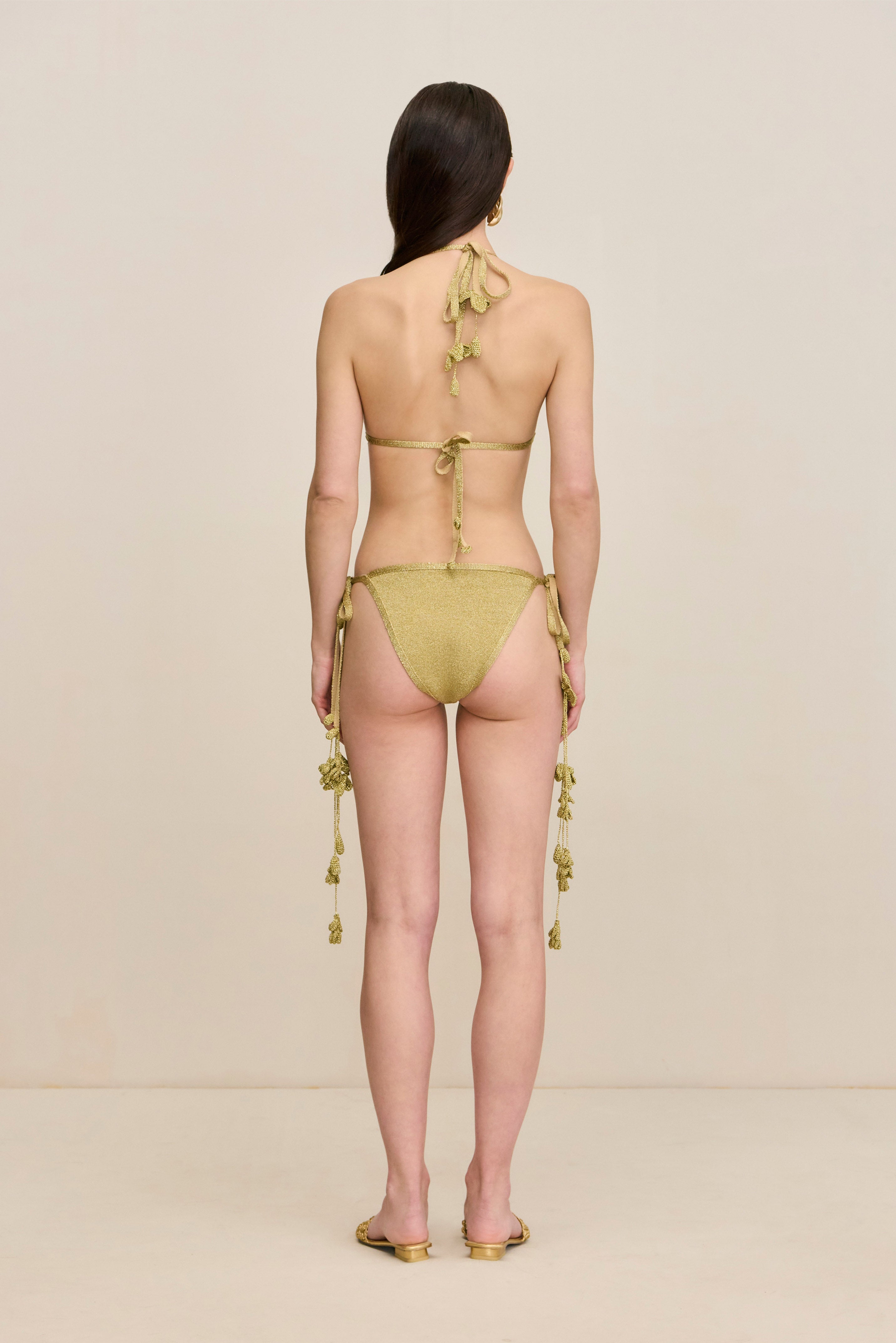 ALIA BIKINI BOTTOM - GOLD