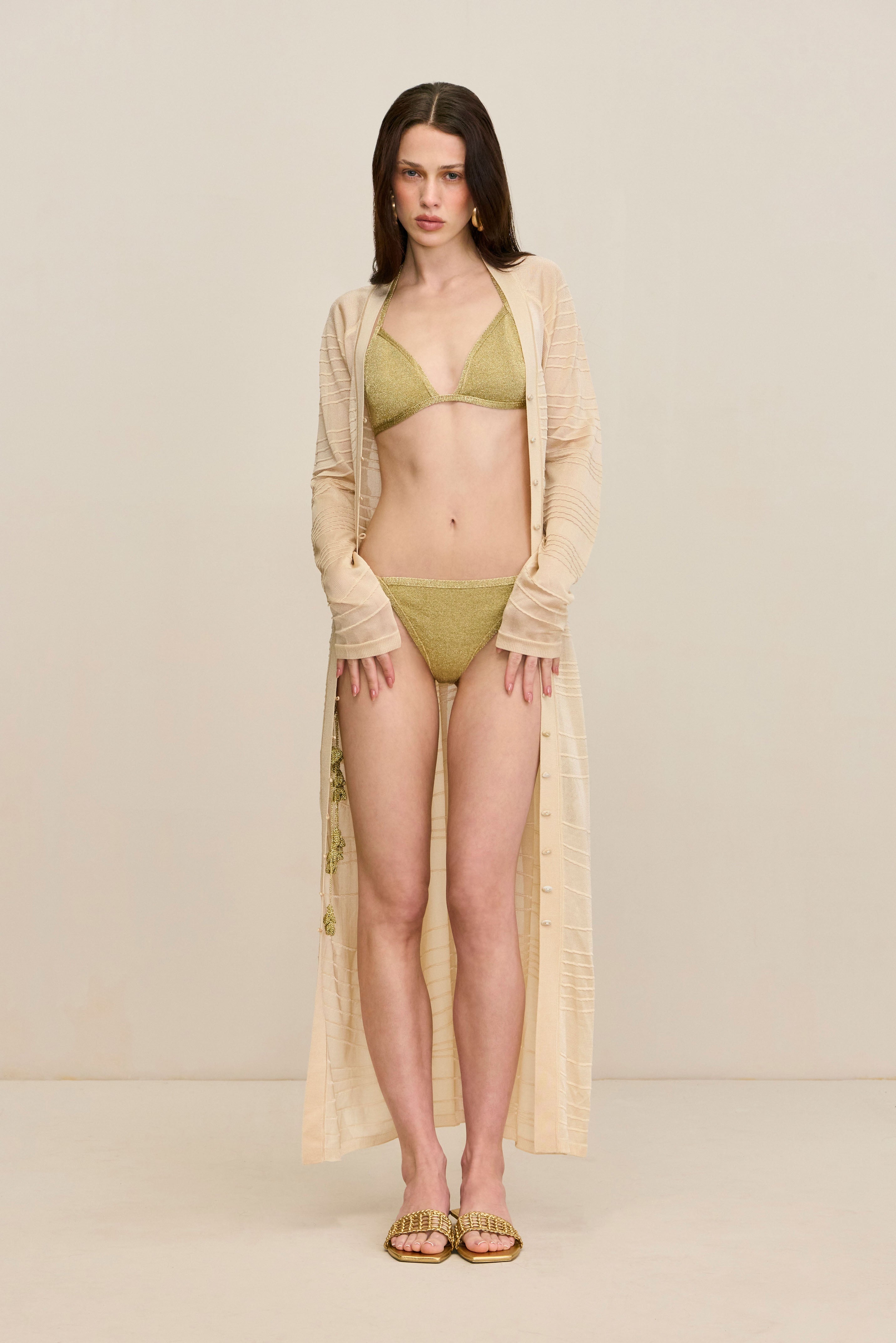 ALIA BIKINI TOP - GOLD