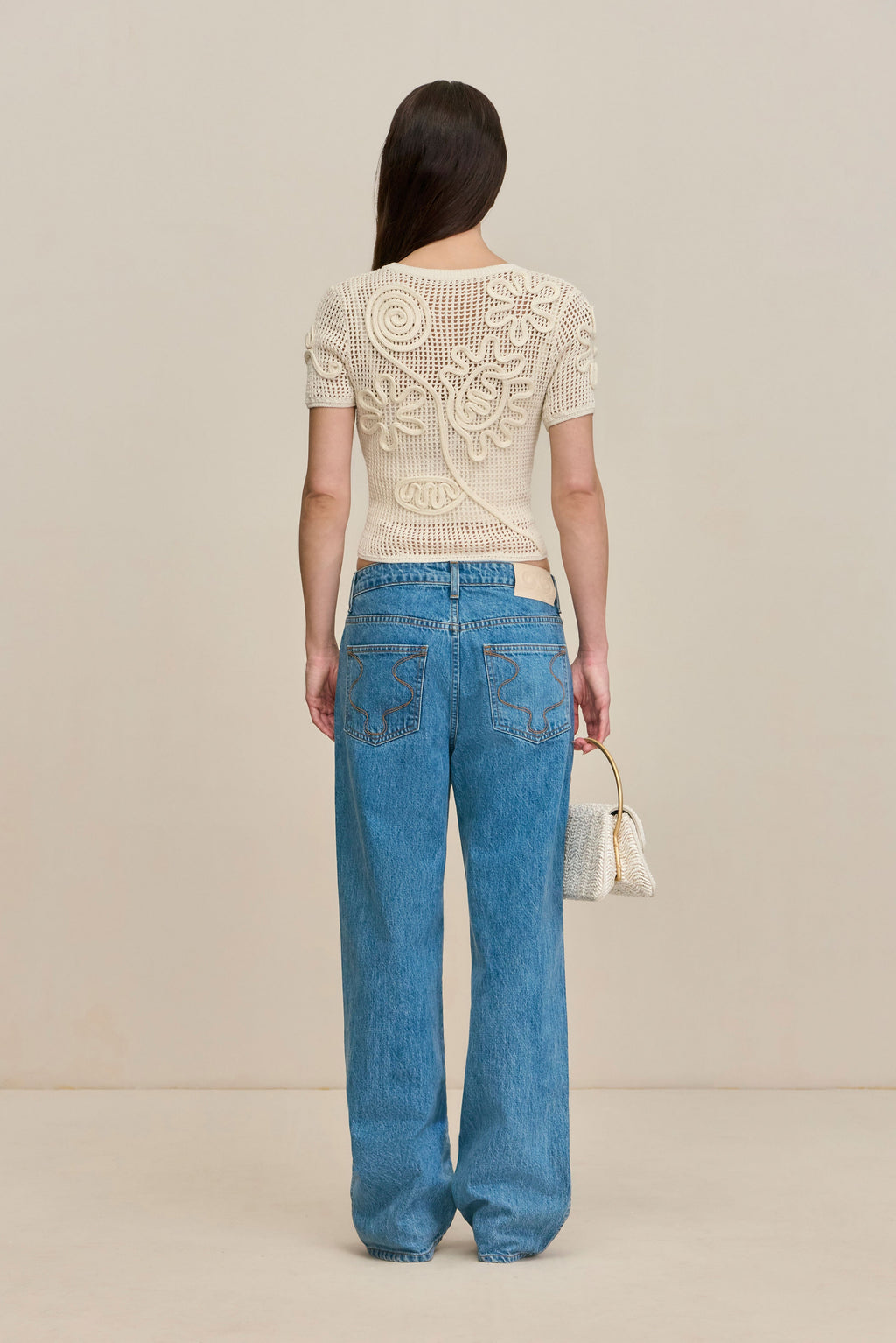 ILEANA KNIT TOP - OFF WHITE