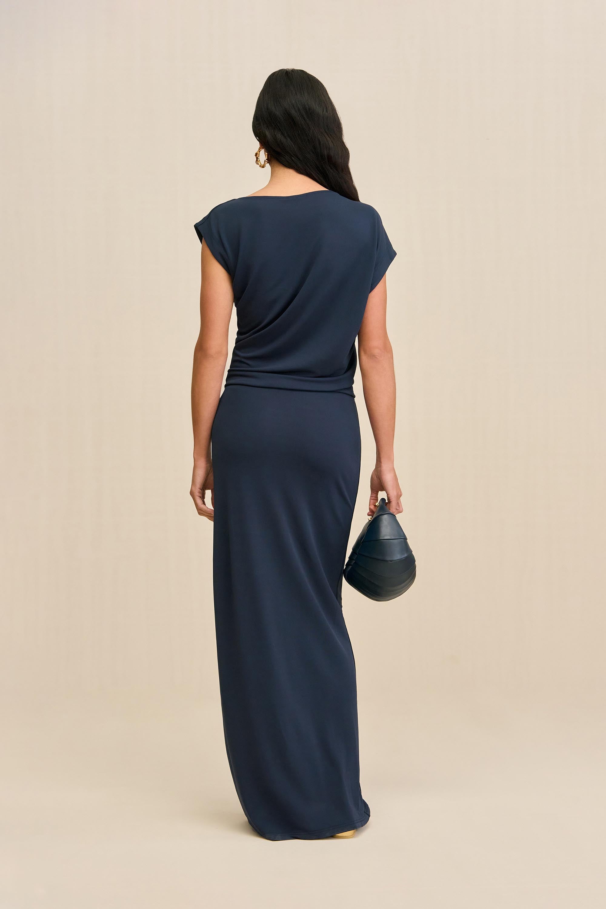 JONA DRESS - DEEP LAKE