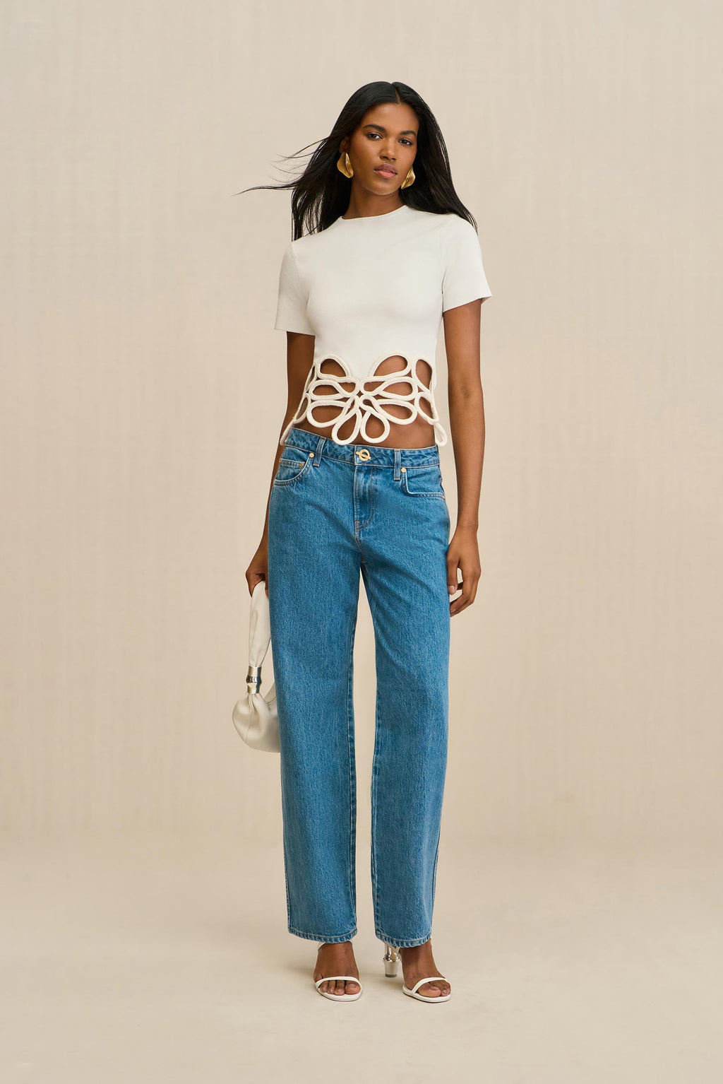 ERES KNIT TOP - OFF WHITE