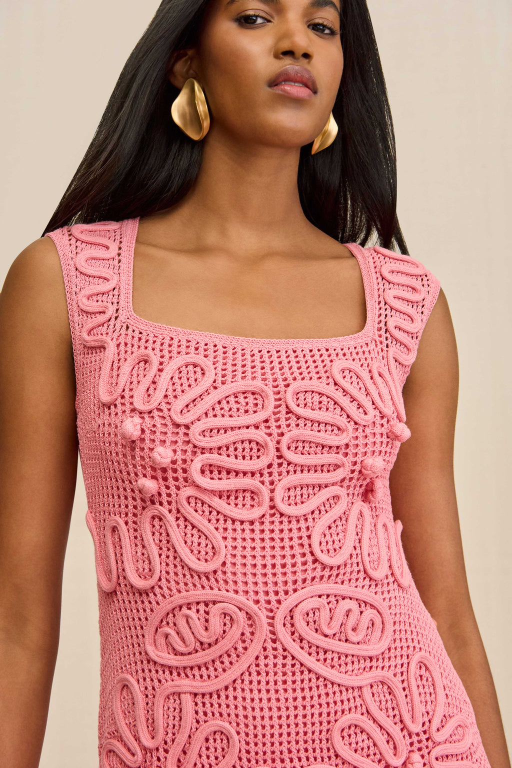 CHIMI KNIT DRESS - BUBBLE