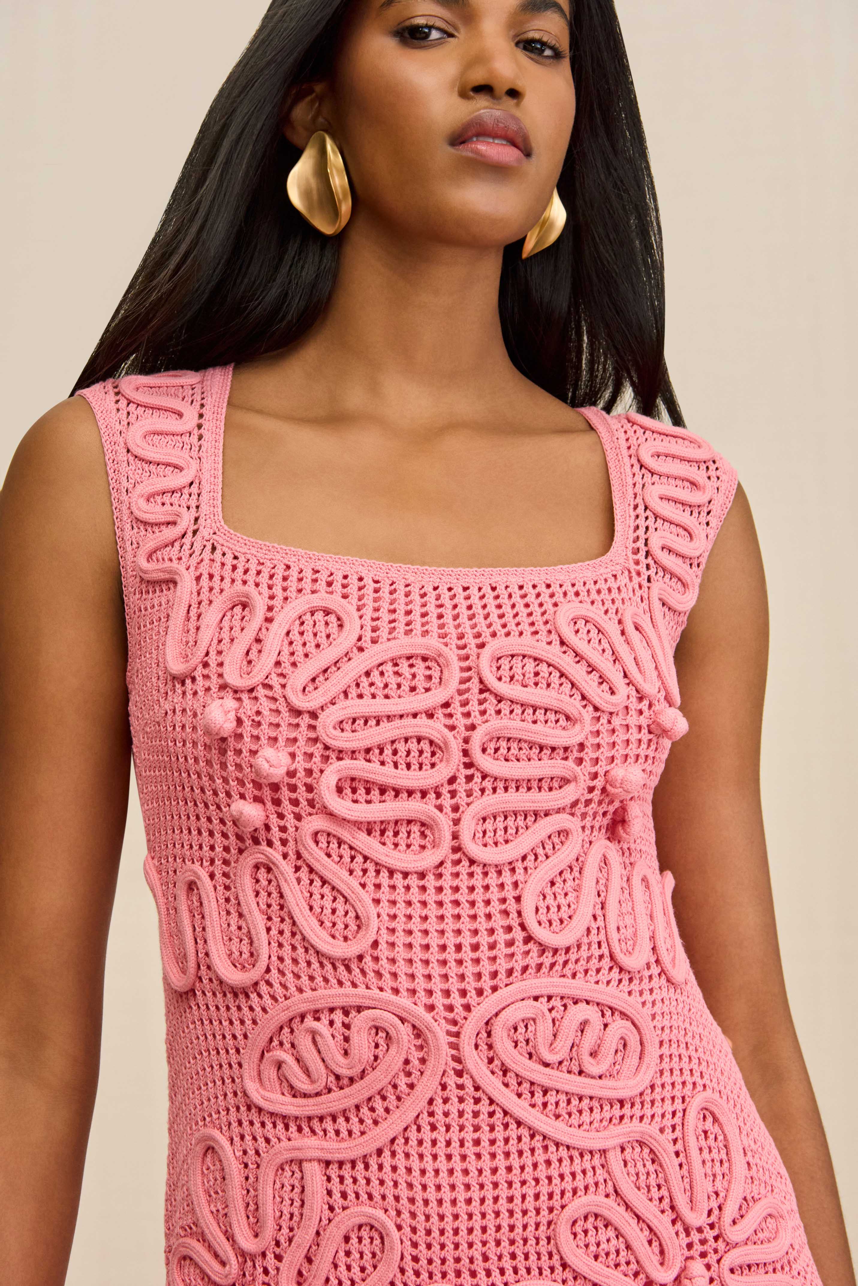 CHIMI KNIT DRESS - BUBBLE