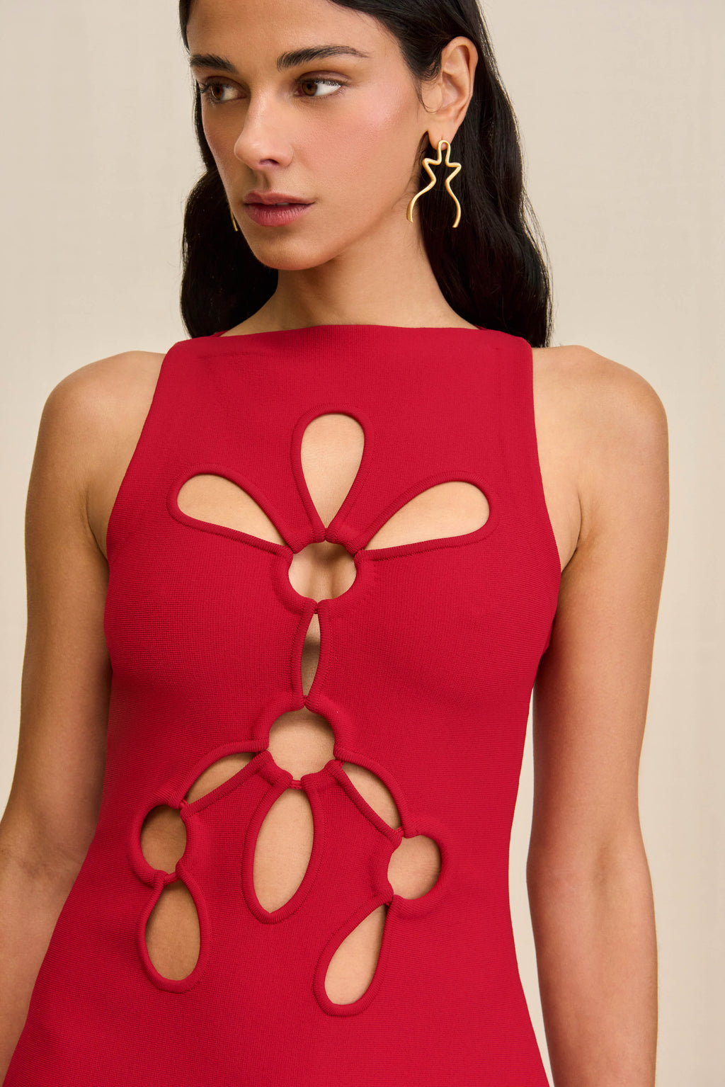 FRANCO KNIT DRESS - MERLOT