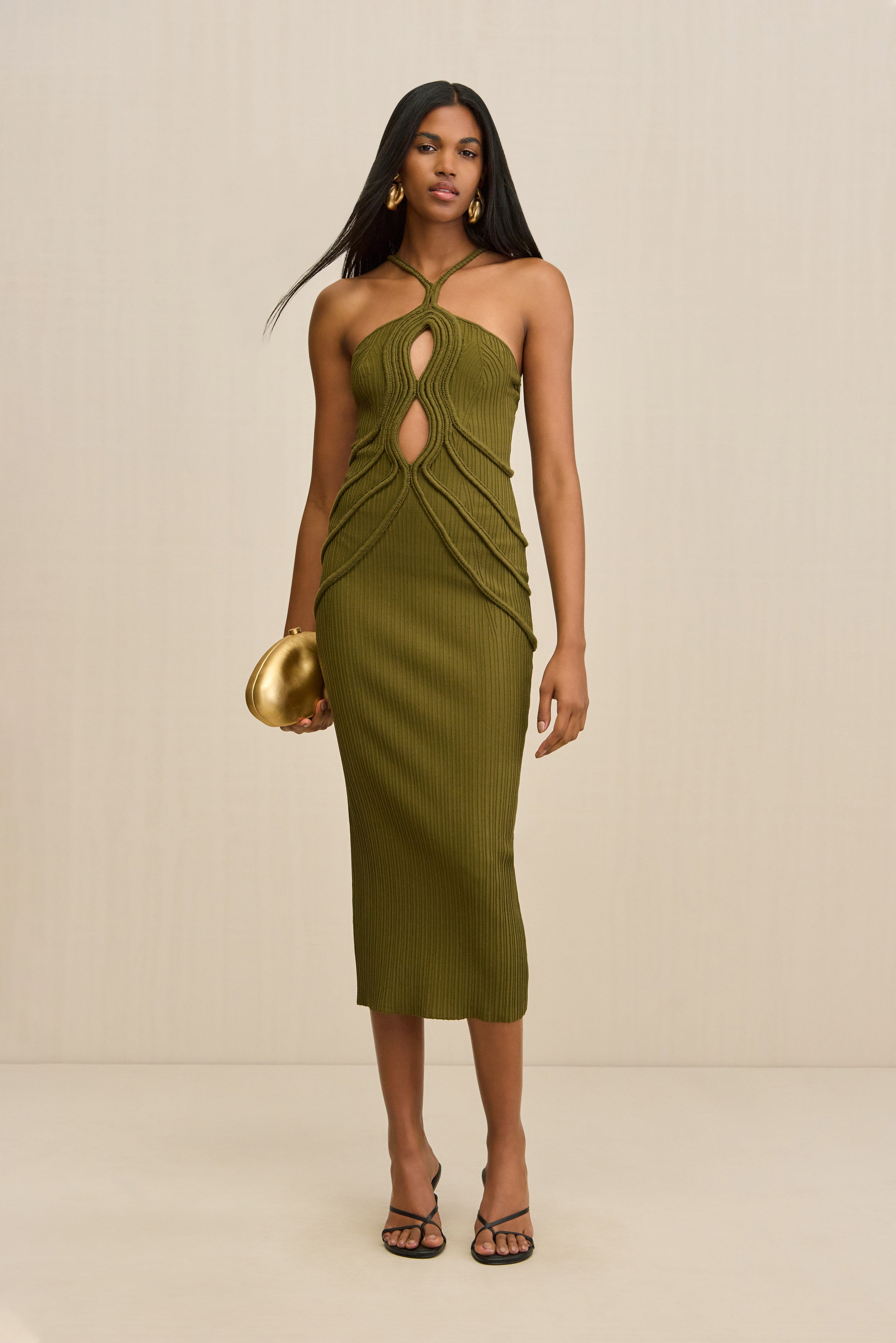 AVERY KNIT DRESS - SERPENT