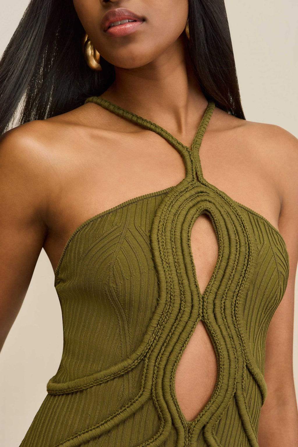 AVERY KNIT DRESS - SERPENT