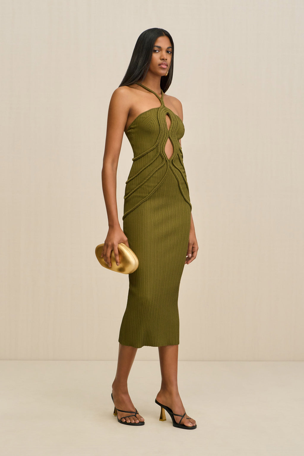 AVERY KNIT DRESS - SERPENT