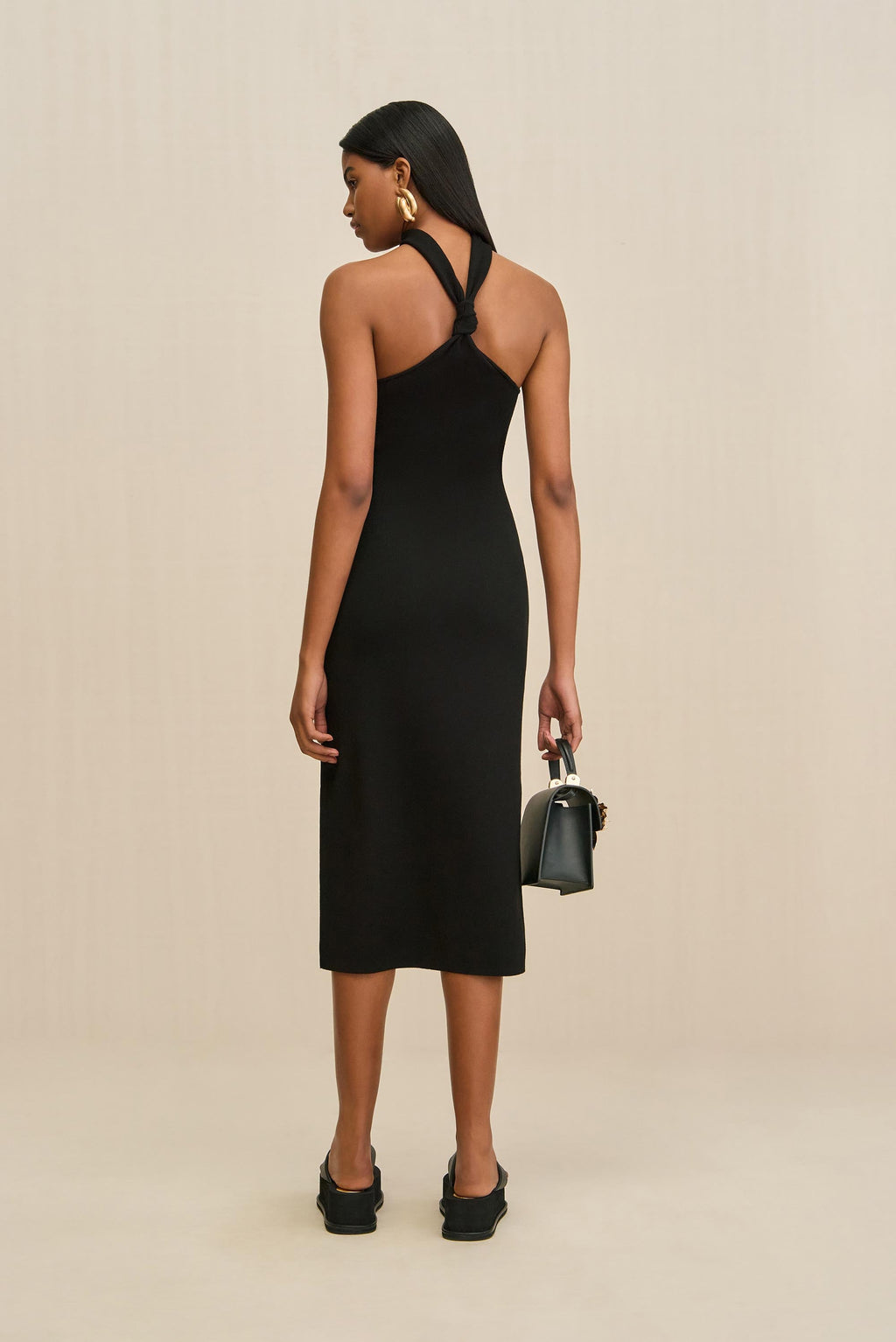 ERIKA KNIT DRESS - BLACK