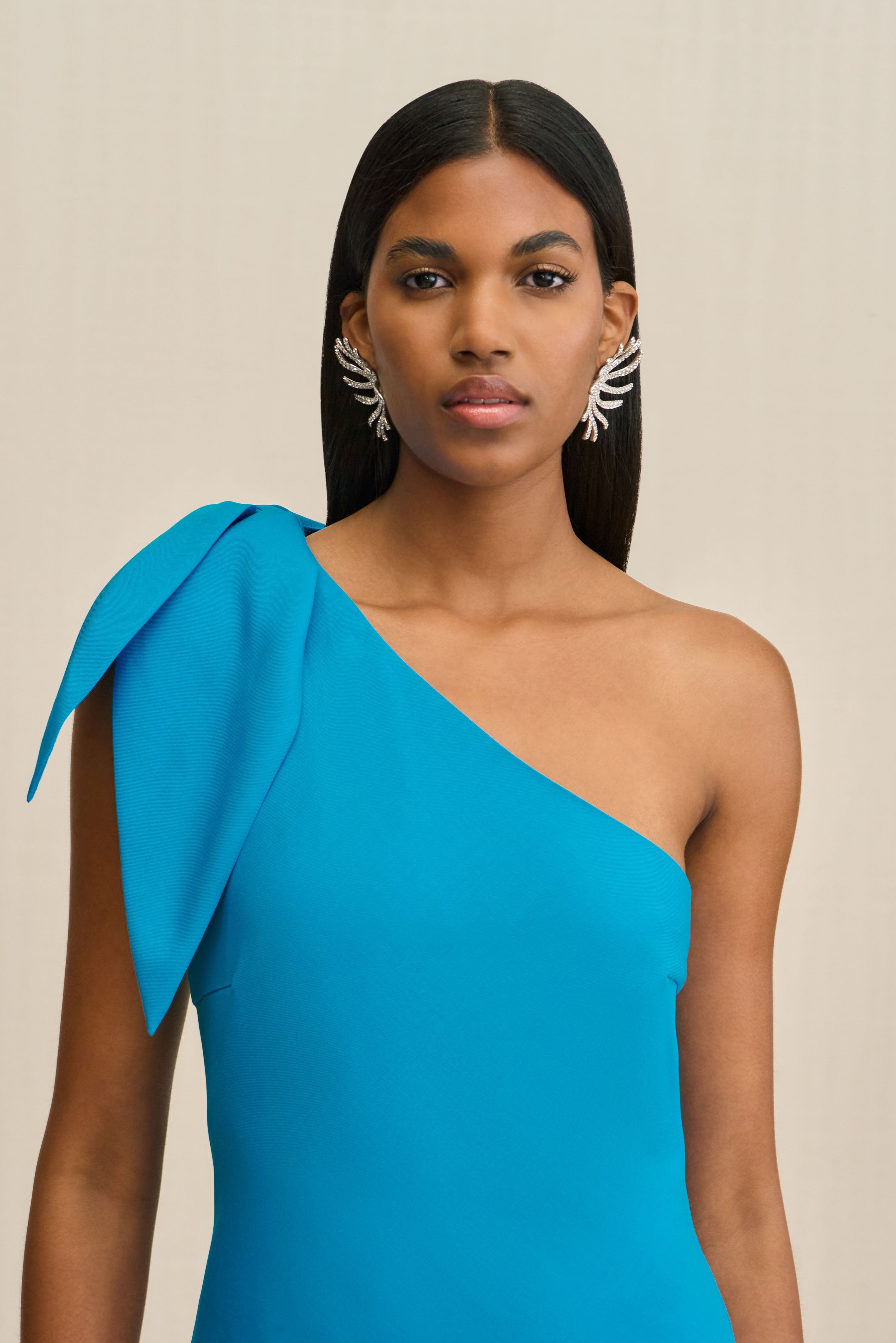 GHETA DRESS - LAKE BLUE