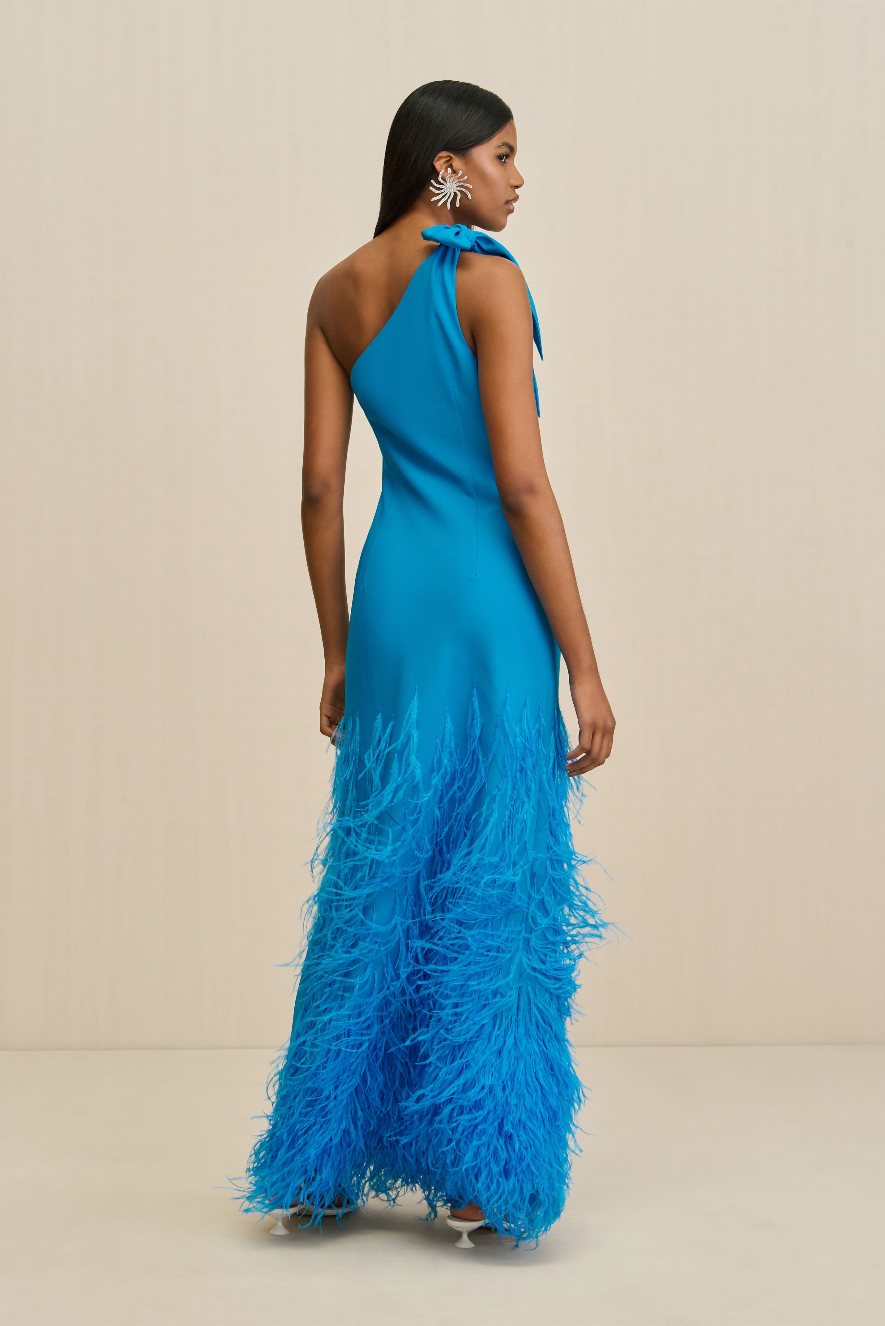 GHETA DRESS - LAKE BLUE