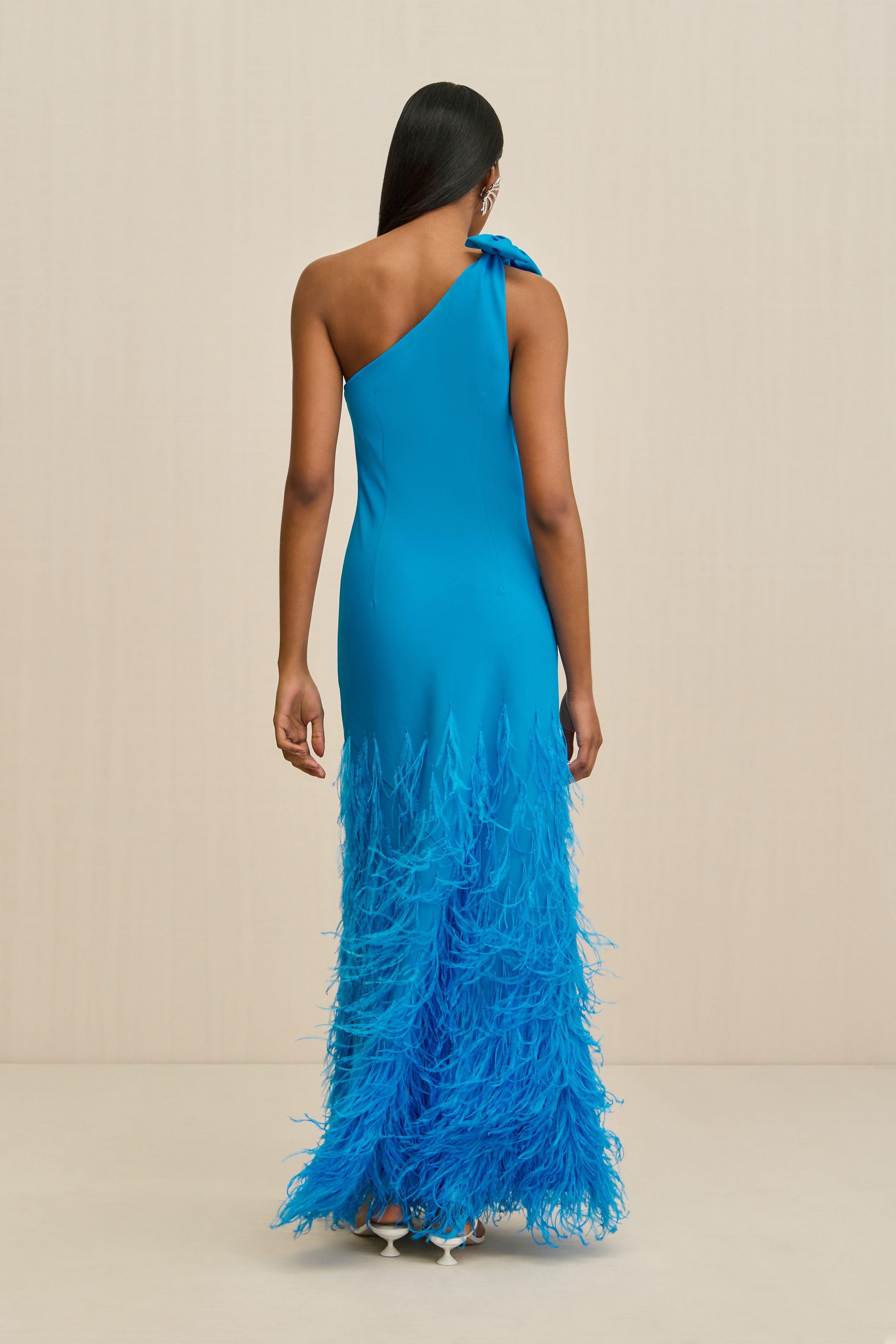 GHETA DRESS - LAKE BLUE