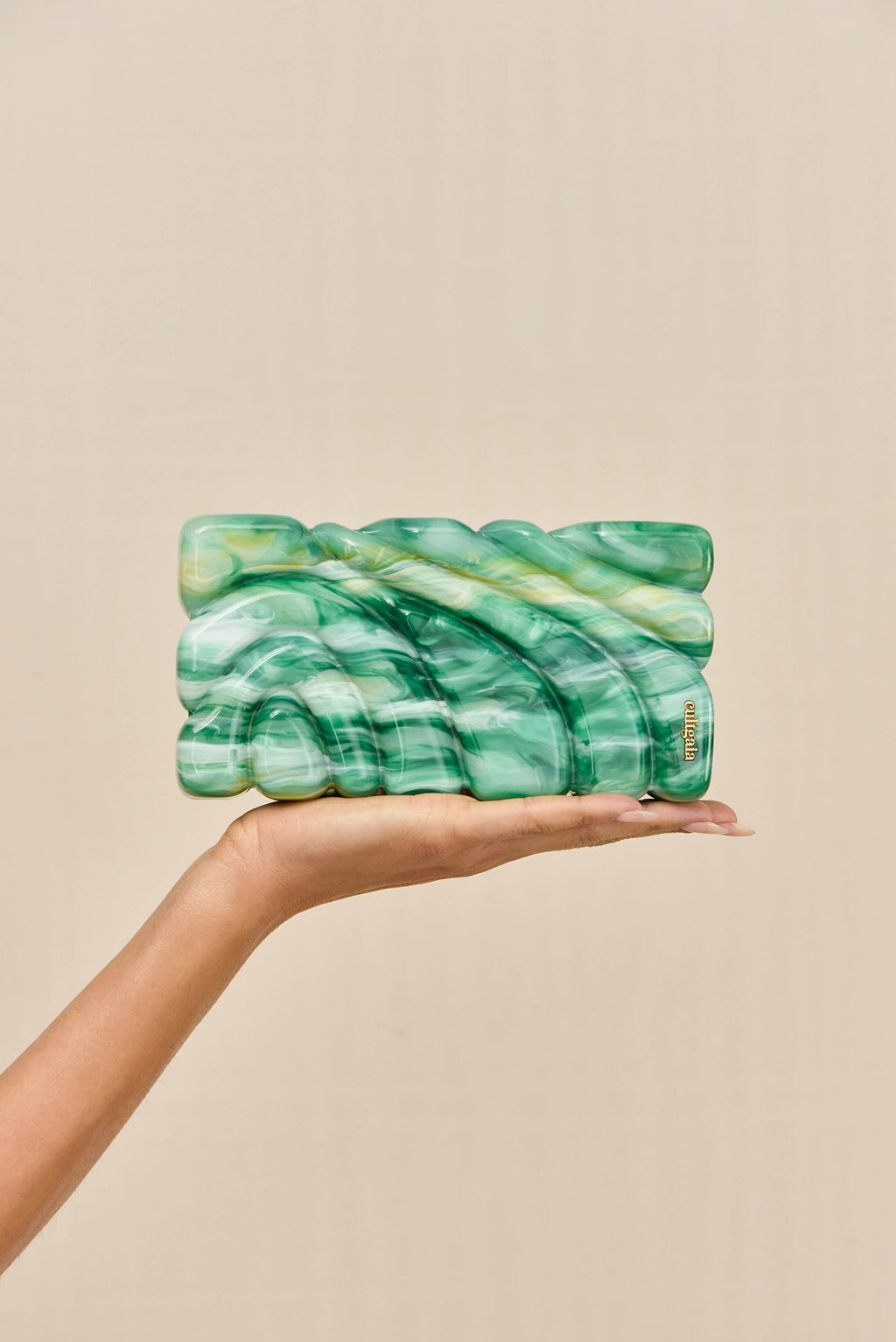 AURA CLUTCH - SAGE