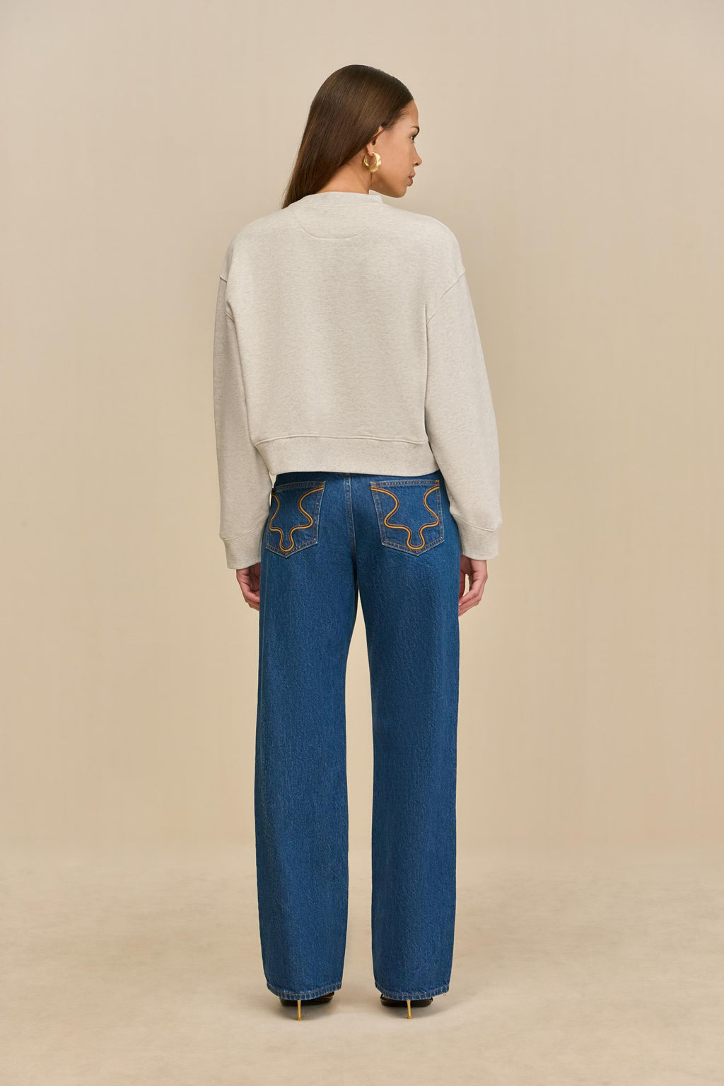 CARINNA SWEATSHIRT - LIGHT GREY