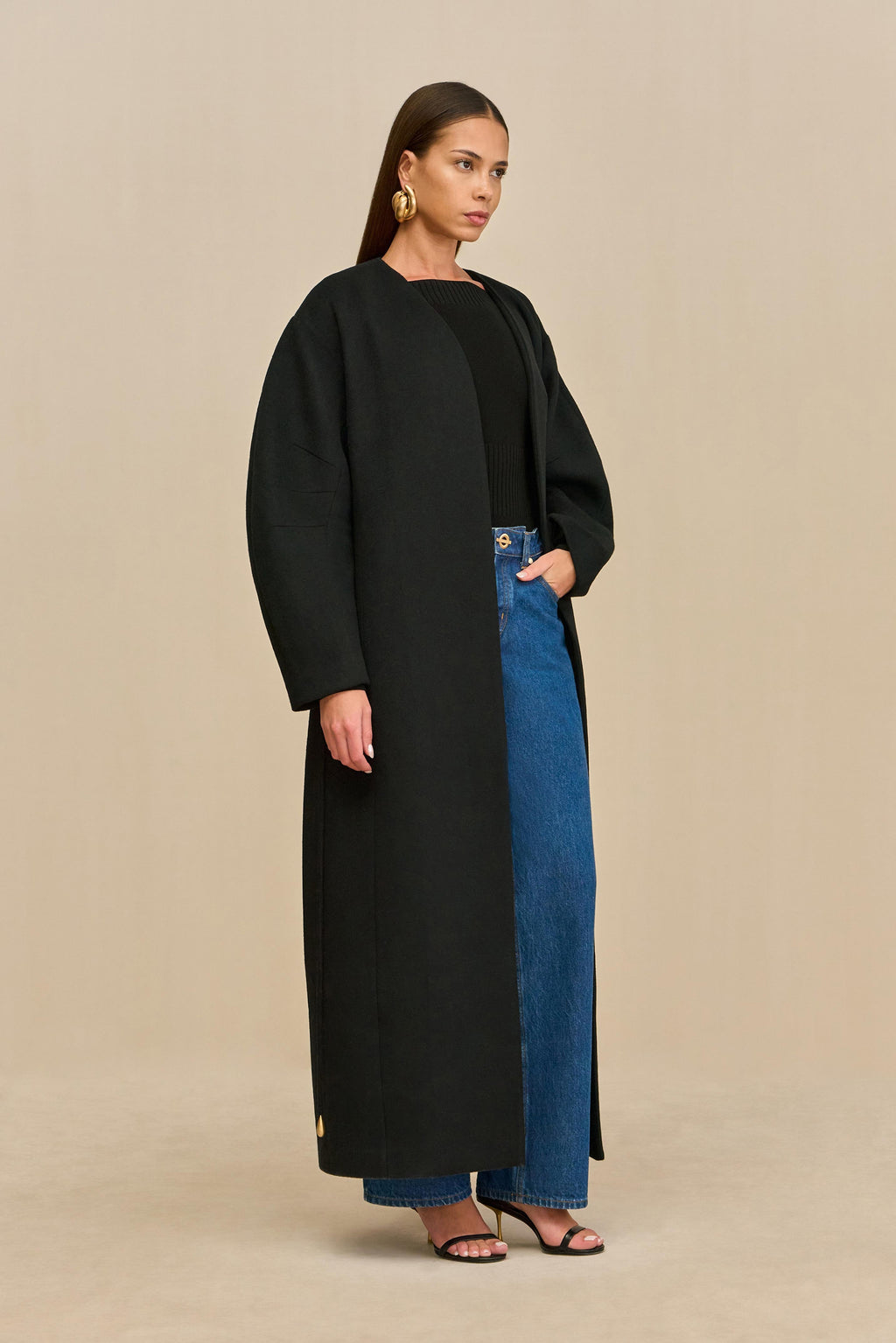 BRUNELLA COAT - BLACK