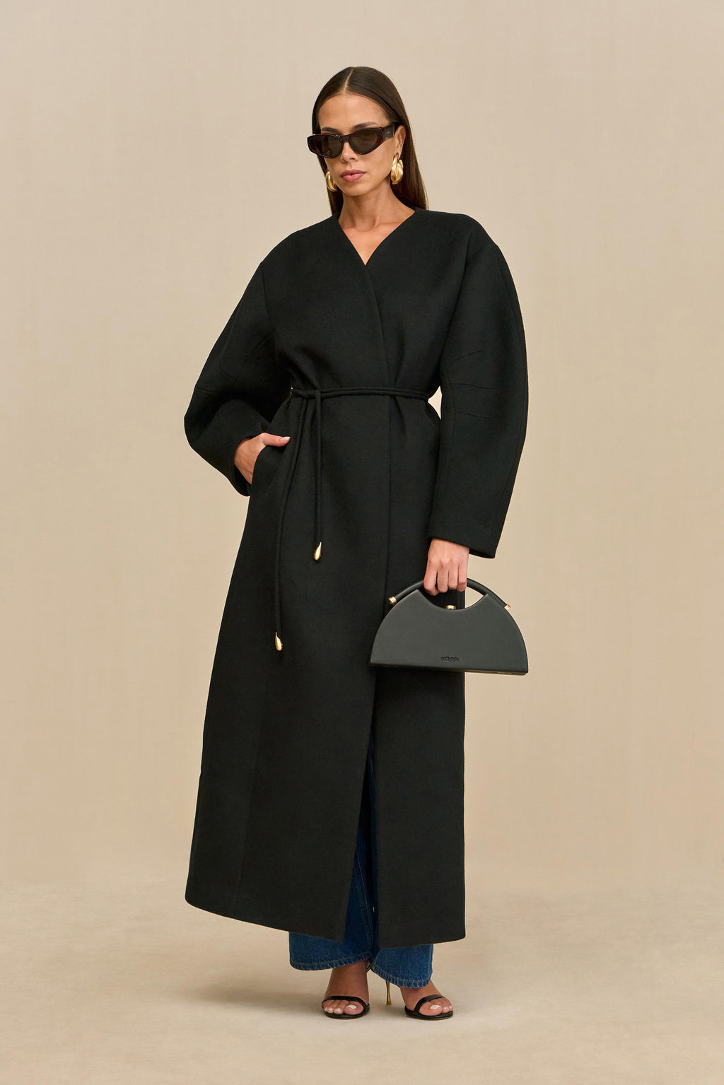 BRUNELLA COAT - BLACK