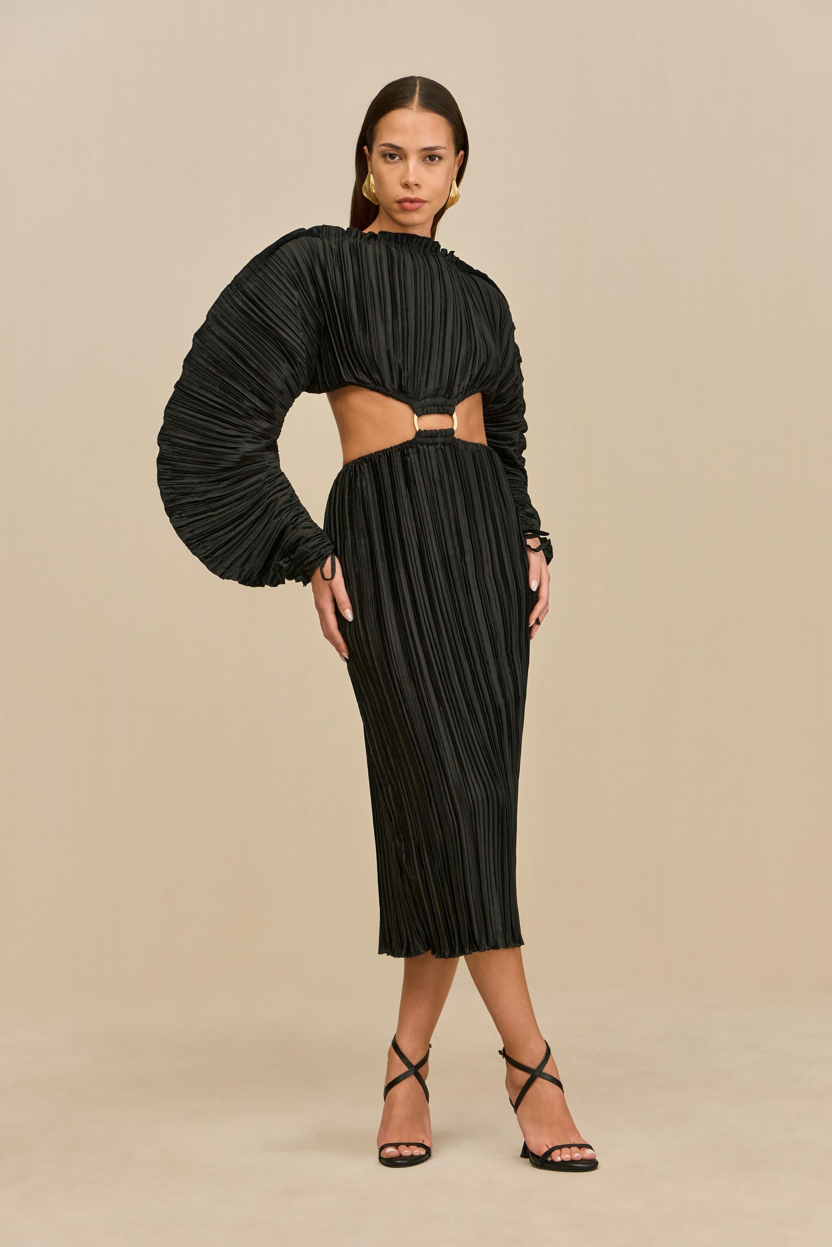 AKILAH DRESS - BLACK
