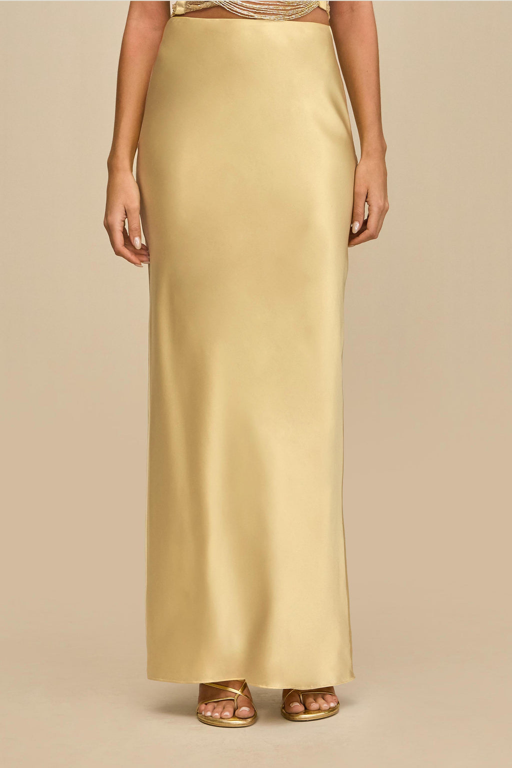 CHANTEL SKIRT - LIGHT GOLD