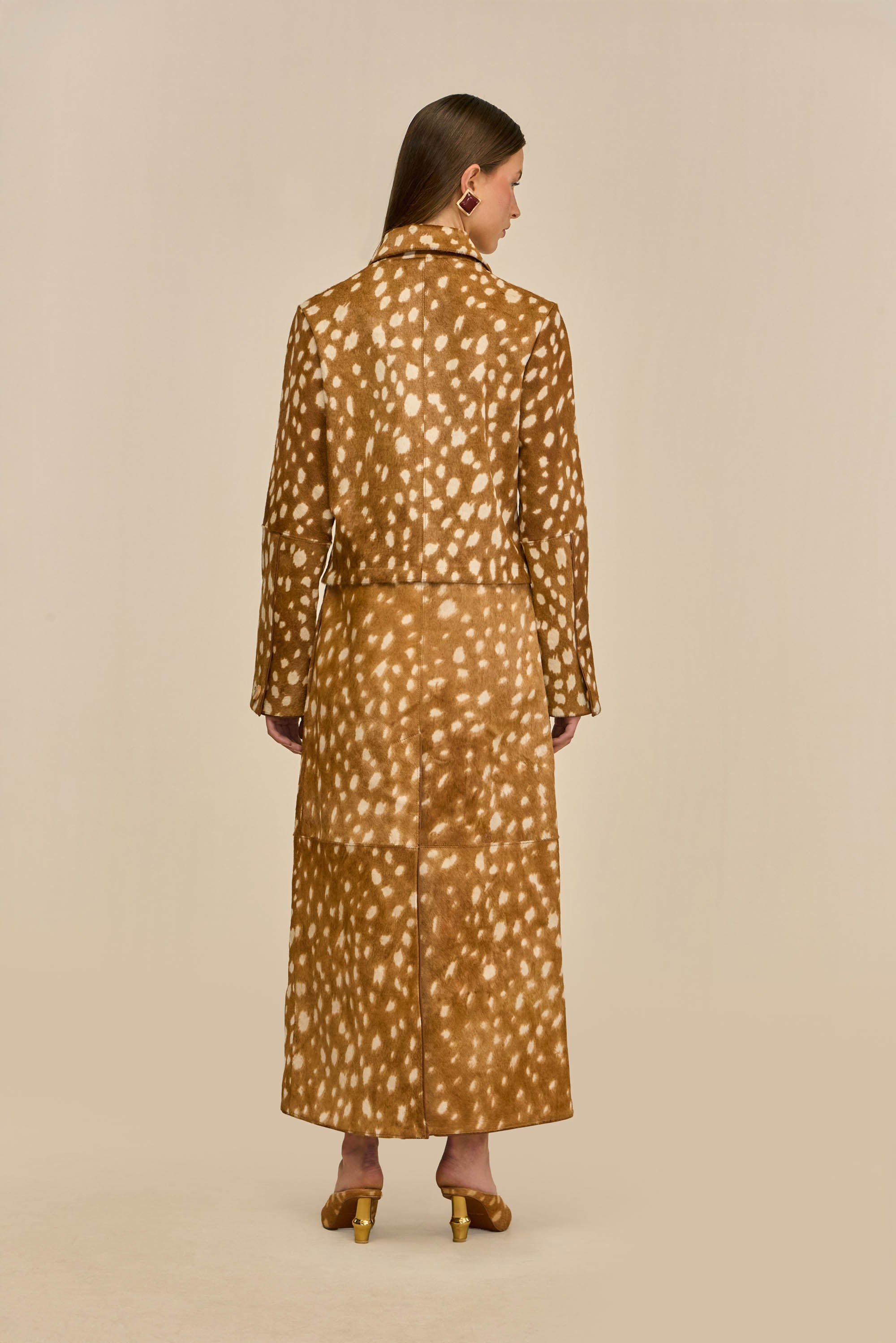 GLINDA CONVERTIBLE COAT - CERVINO