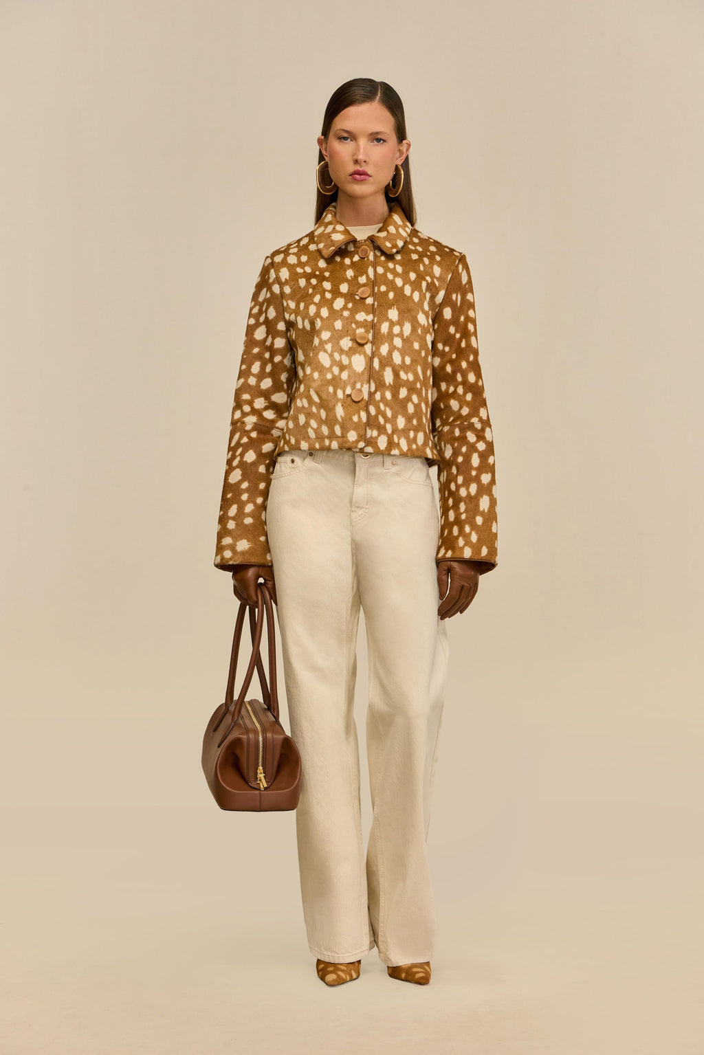 GLINDA CONVERTIBLE COAT - CERVINO