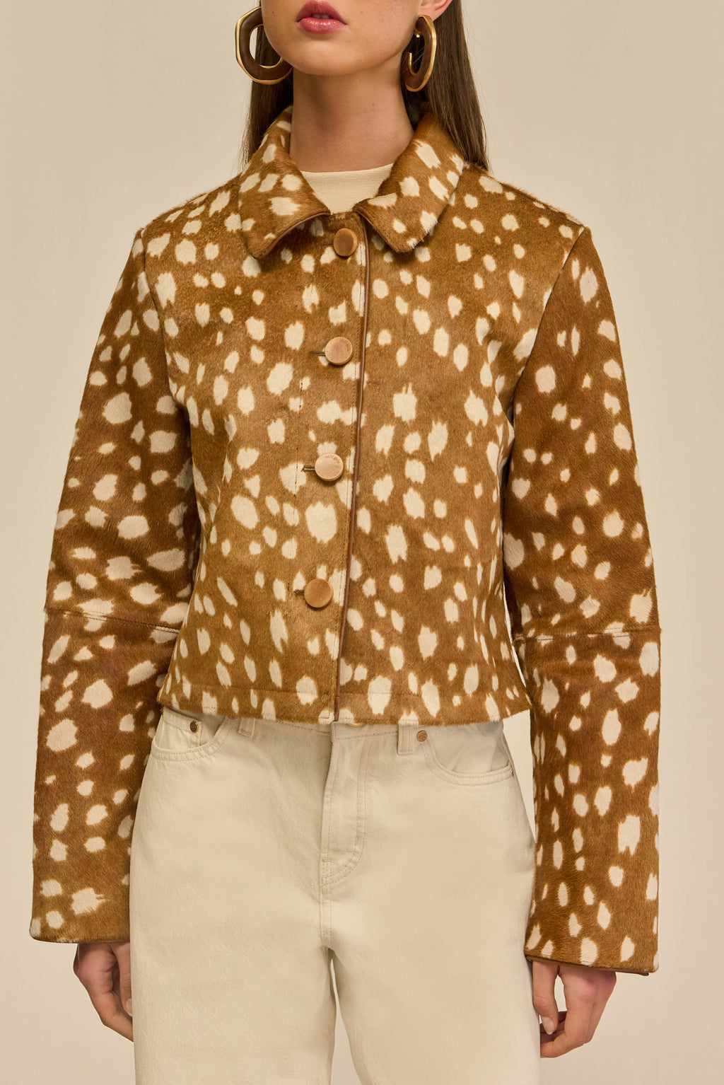 GLINDA CONVERTIBLE COAT - CERVINO