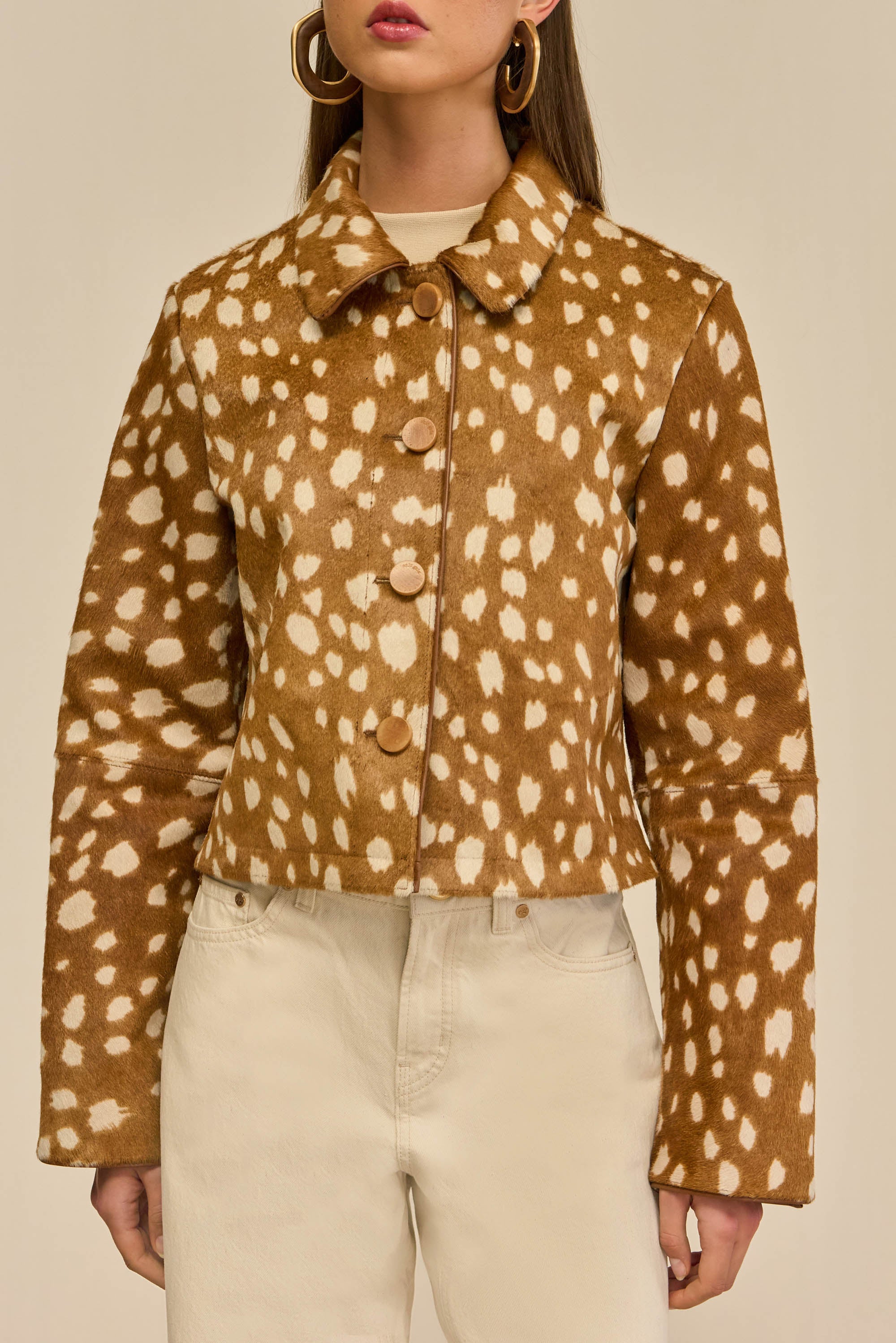 GLINDA CONVERTIBLE COAT - CERVINO