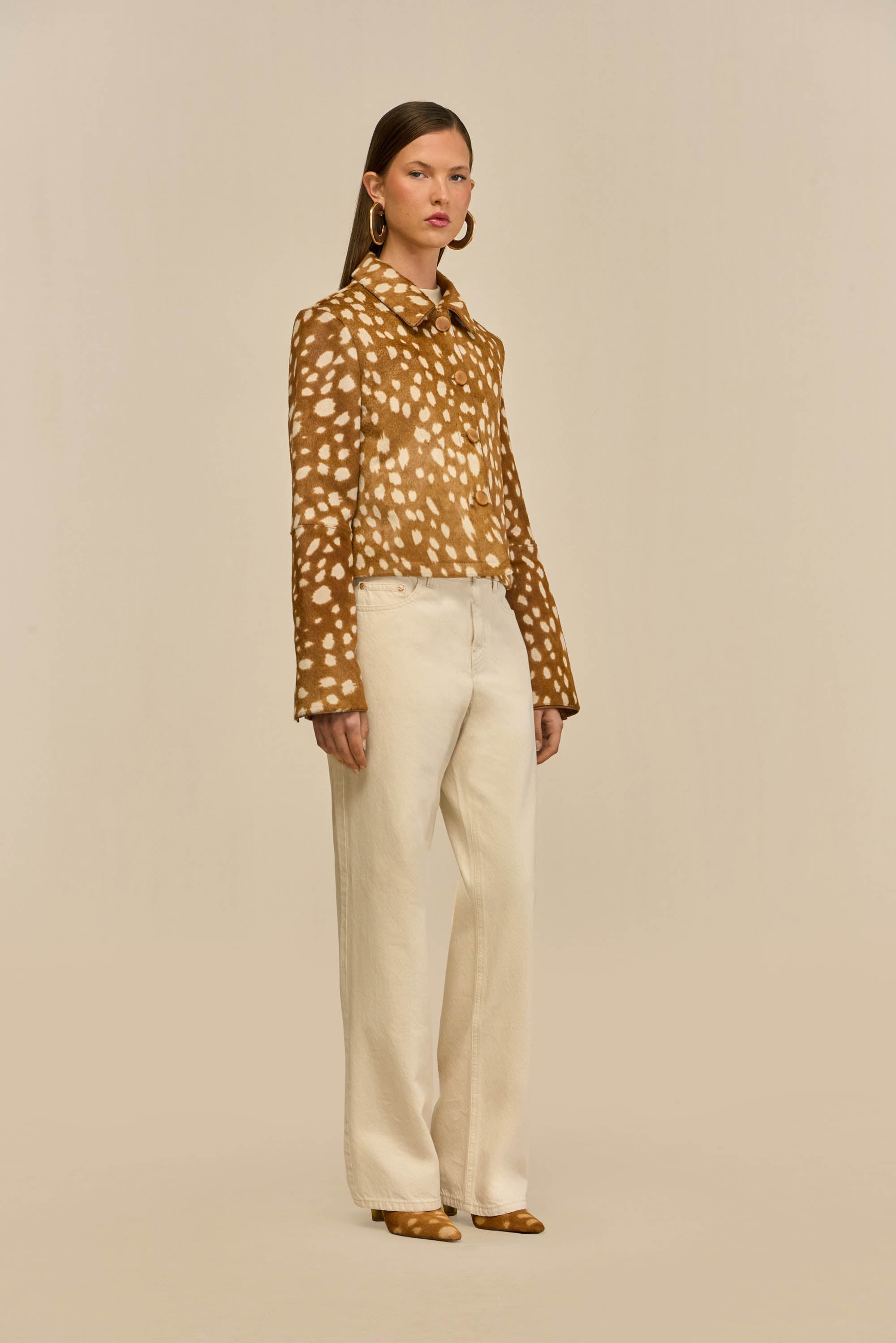 GLINDA CONVERTIBLE COAT - CERVINO