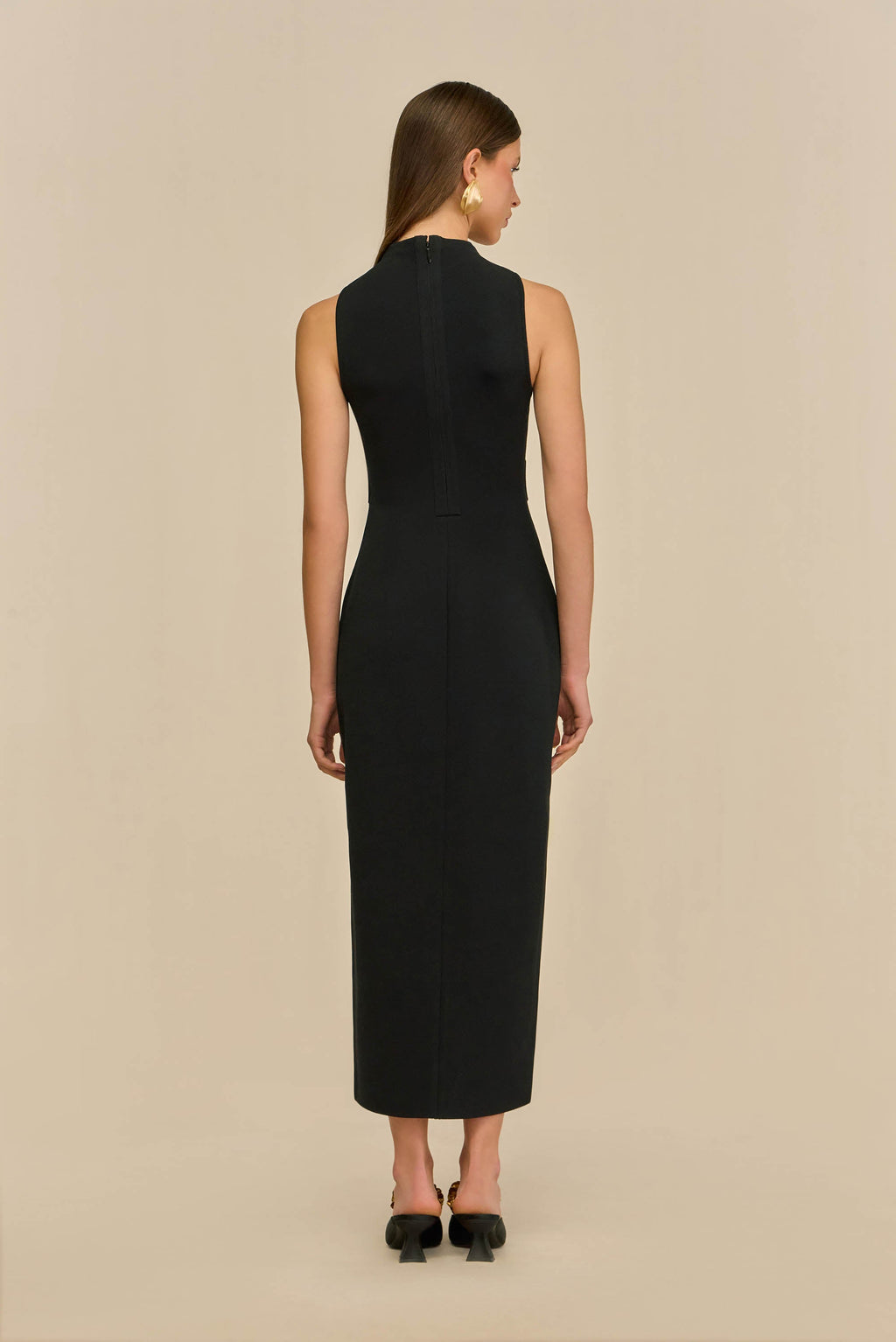 BAYLEE KNIT DRESS - BLACK