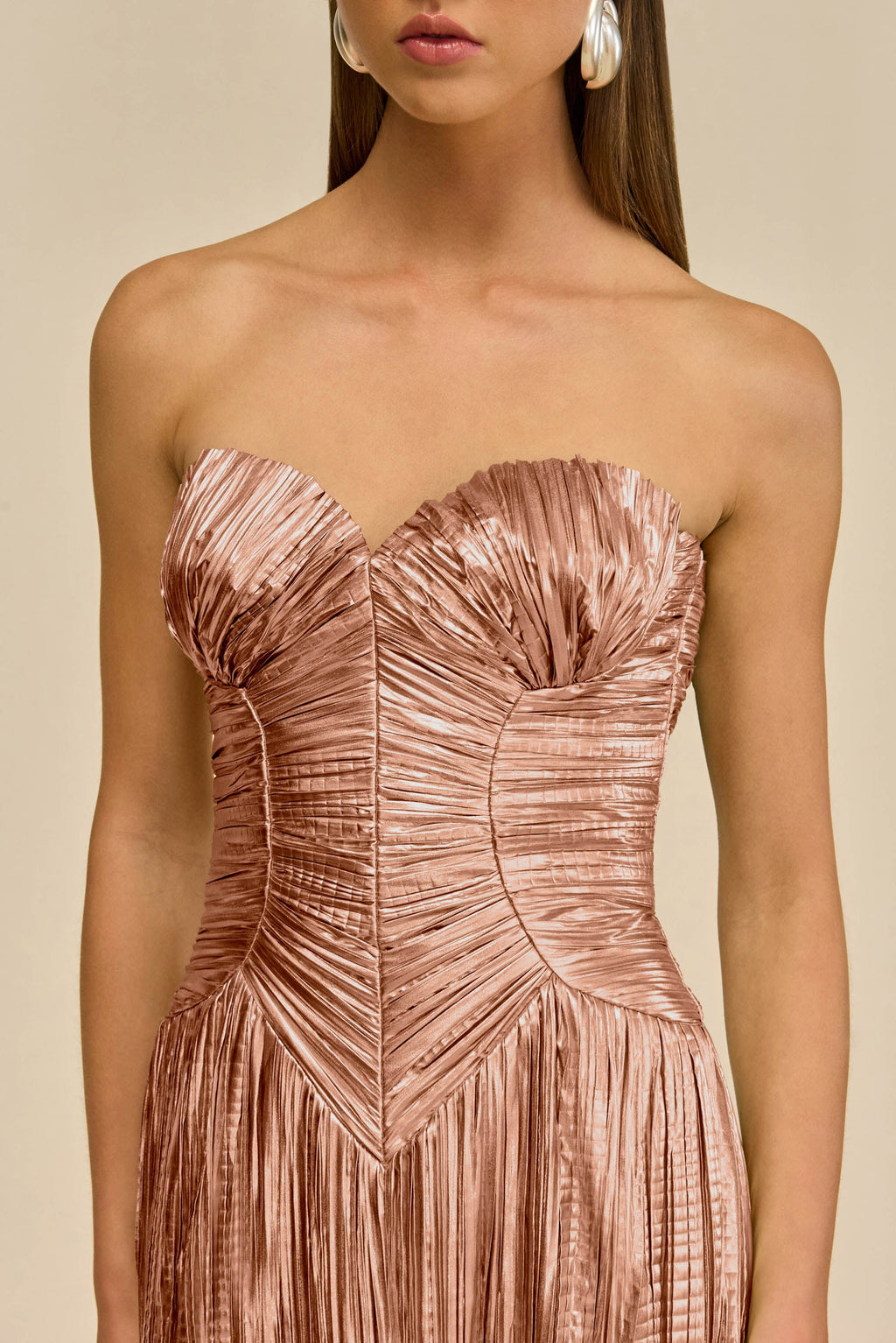 ASHIKA GOWN - PETAL METALLIC