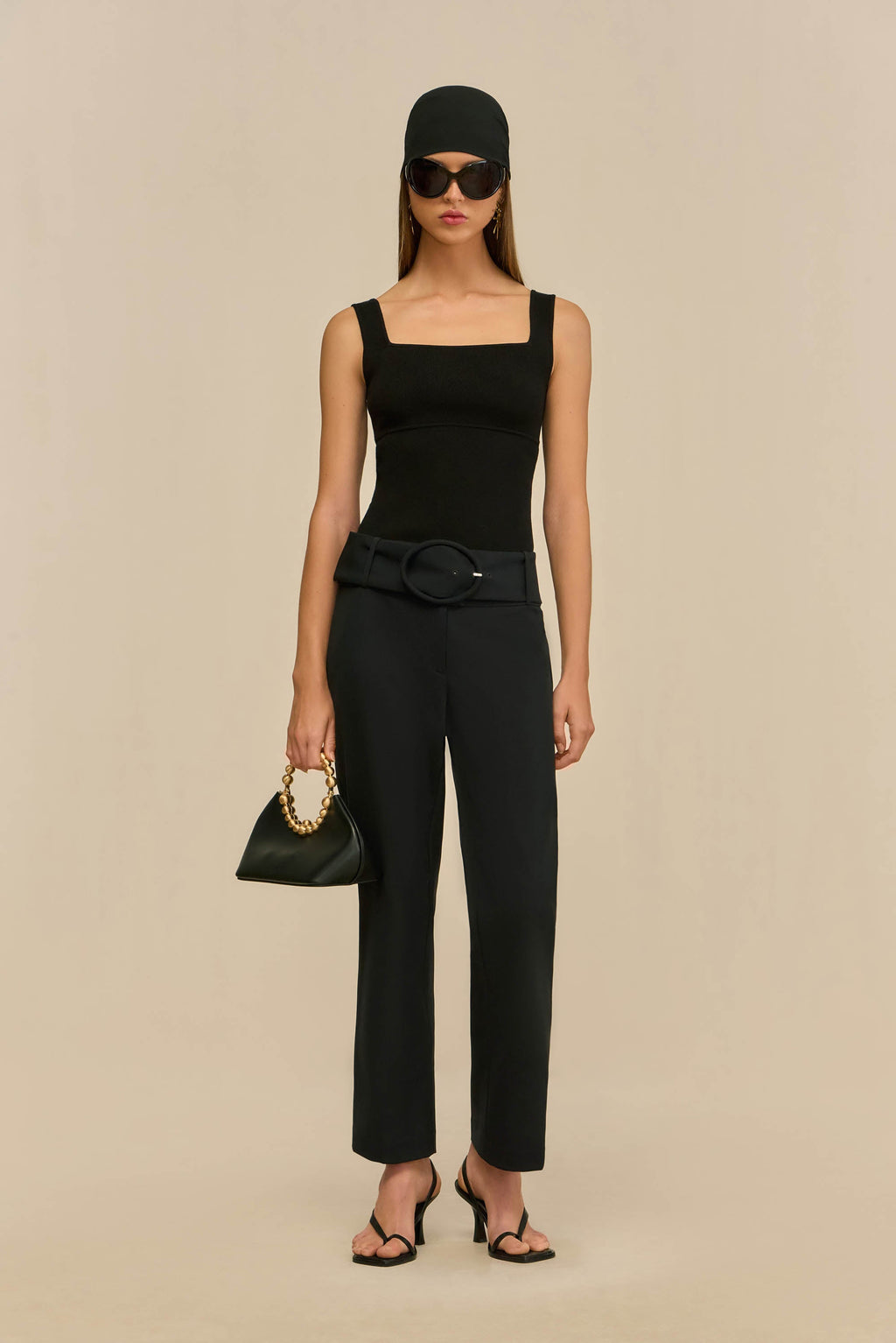 LEVI KNIT TOP - BLACK