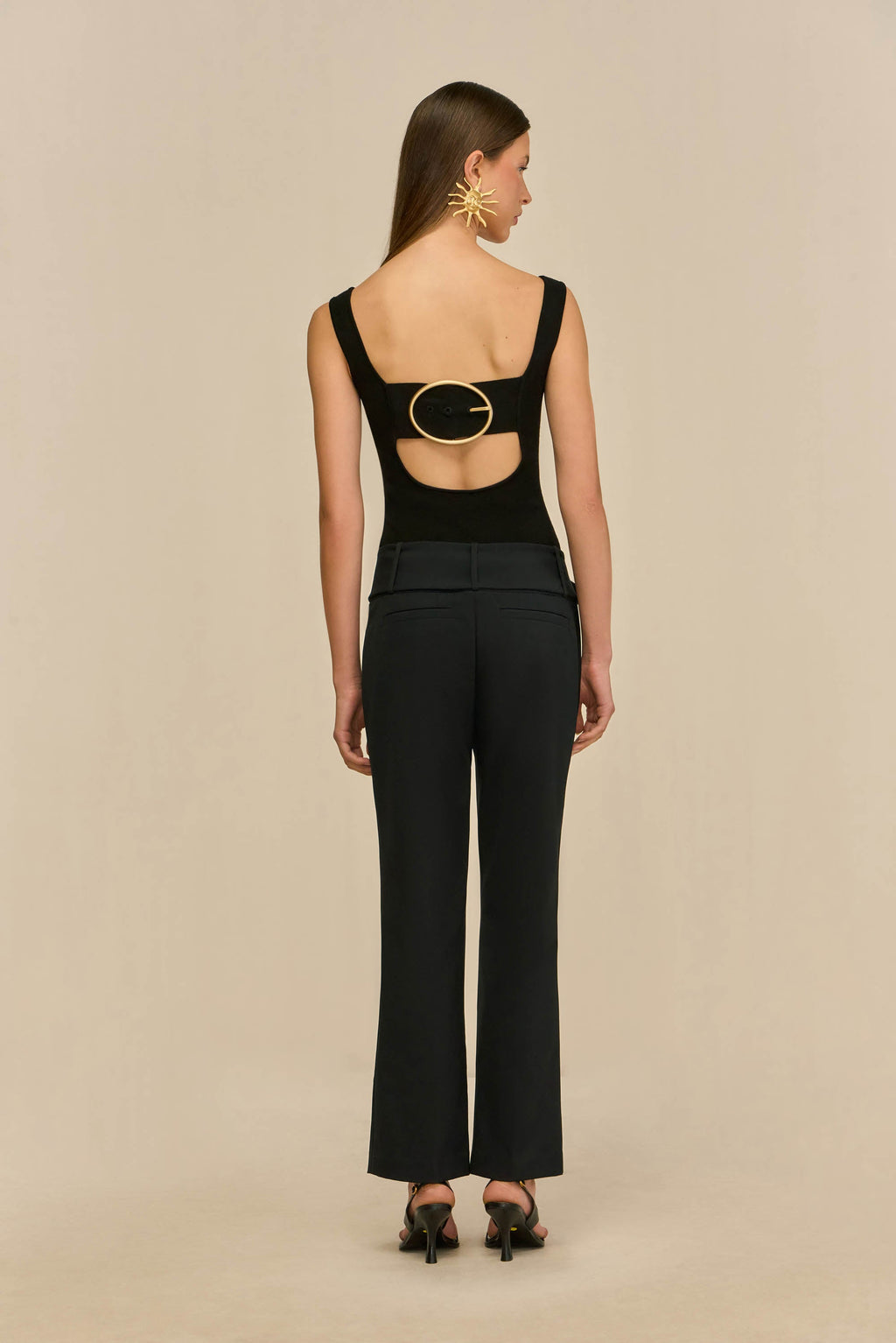 LEVI KNIT TOP - BLACK