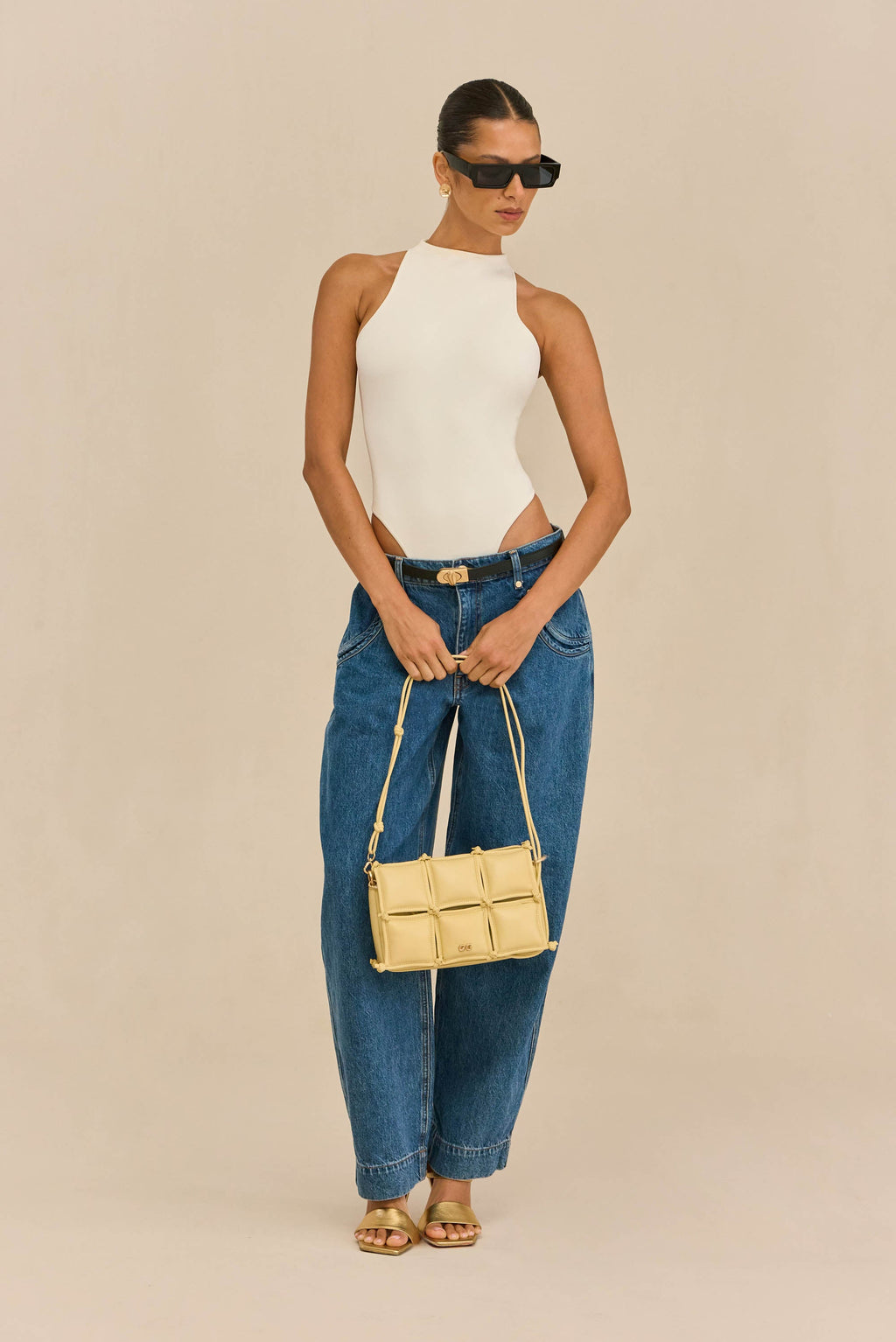 CASSIUS KNIT BODYSUIT - OFF WHITE