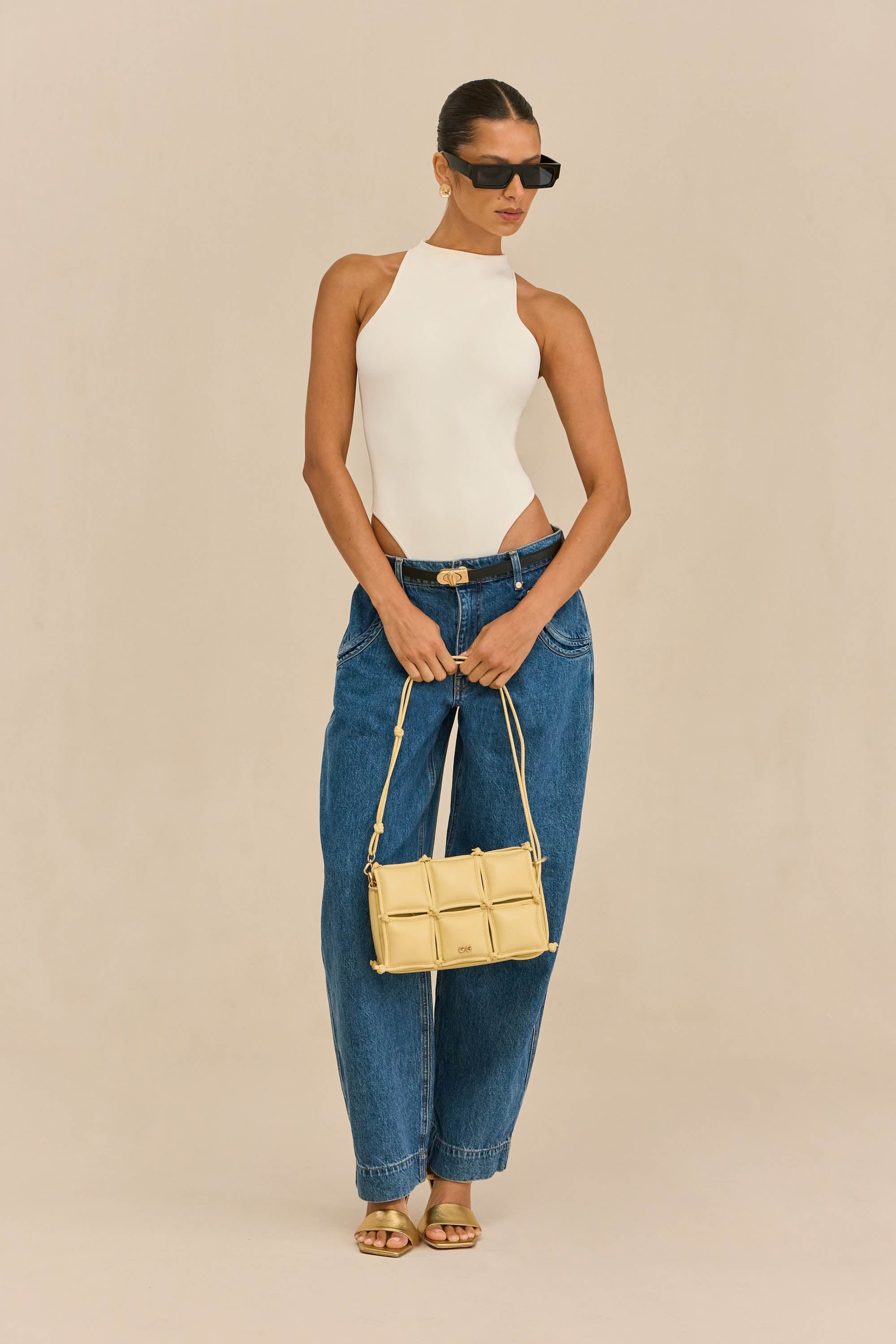 CASSIUS KNIT BODYSUIT - OFF WHITE