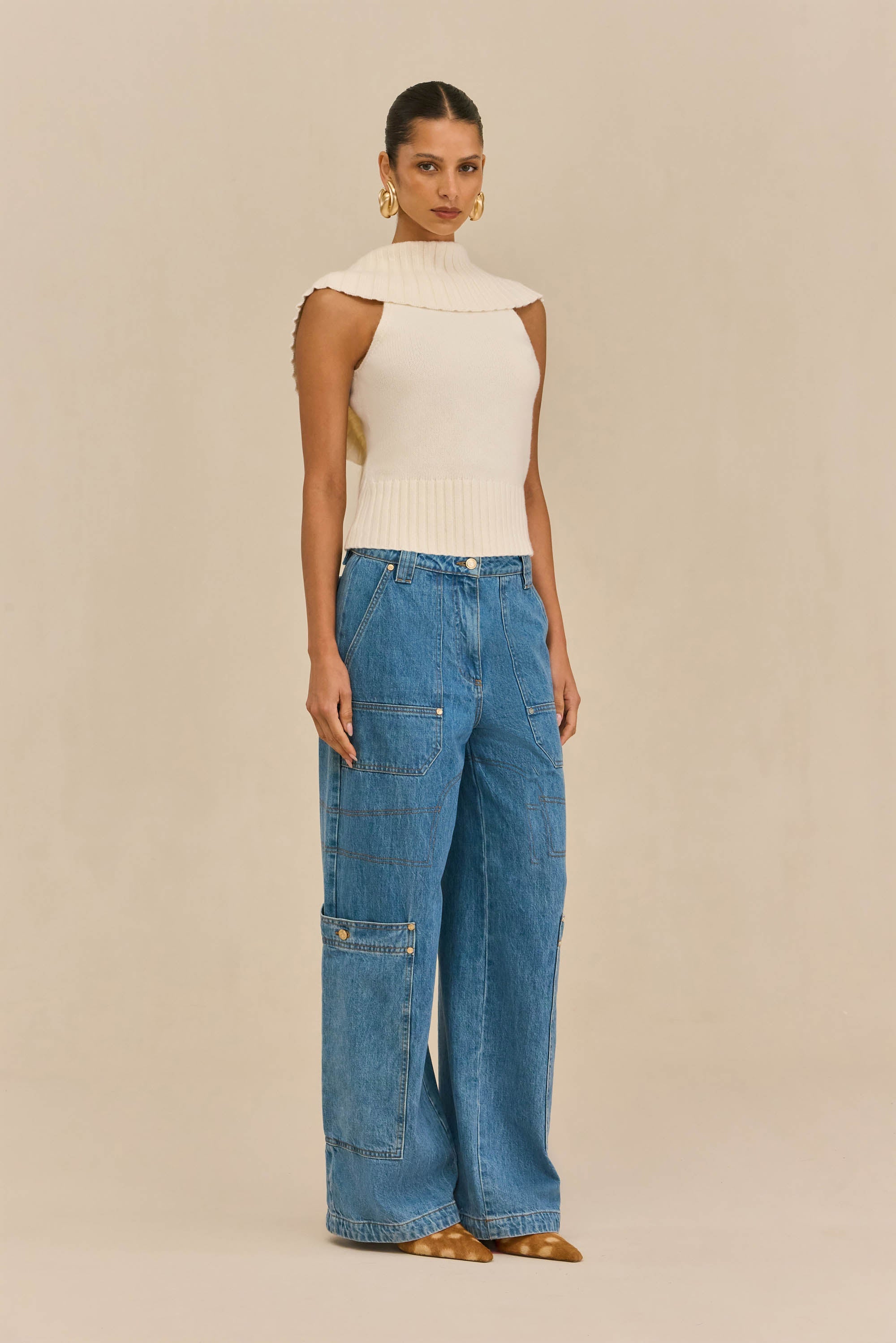 CHEN TOP - OFF WHITE