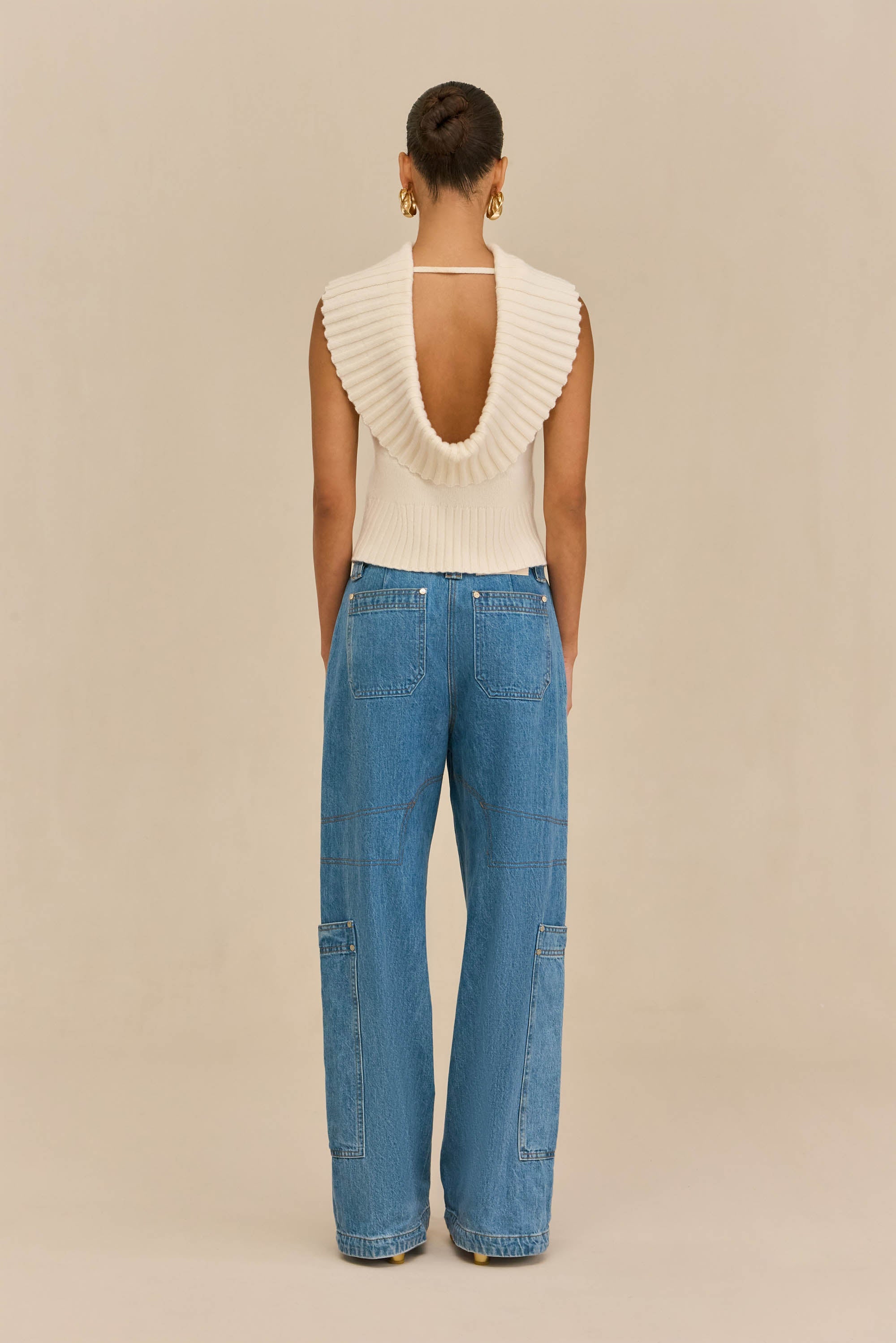 CHEN TOP - OFF WHITE