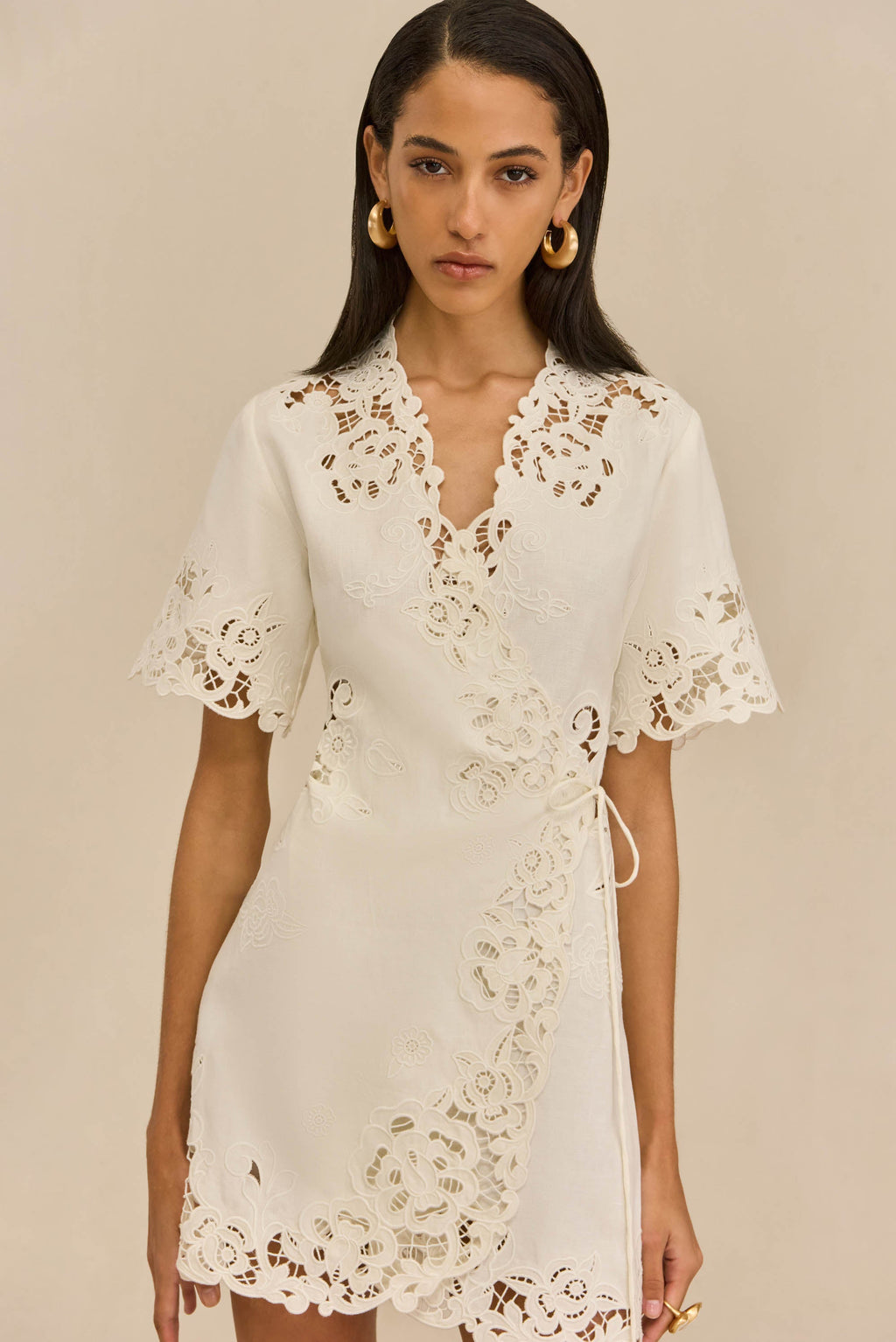 JABARI DRESS - OFF WHITE