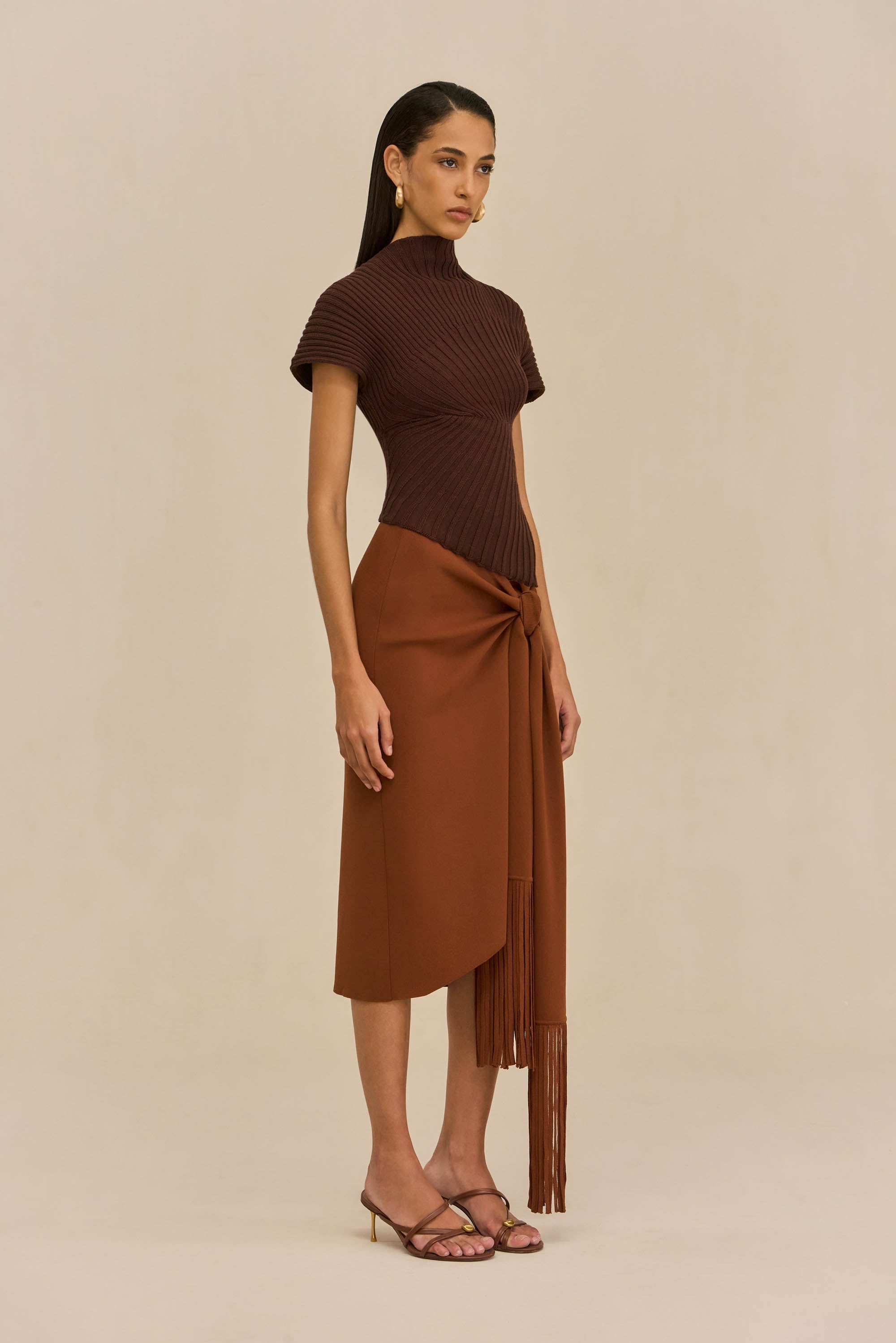 ANNEMIE KNIT TOP - JAVA