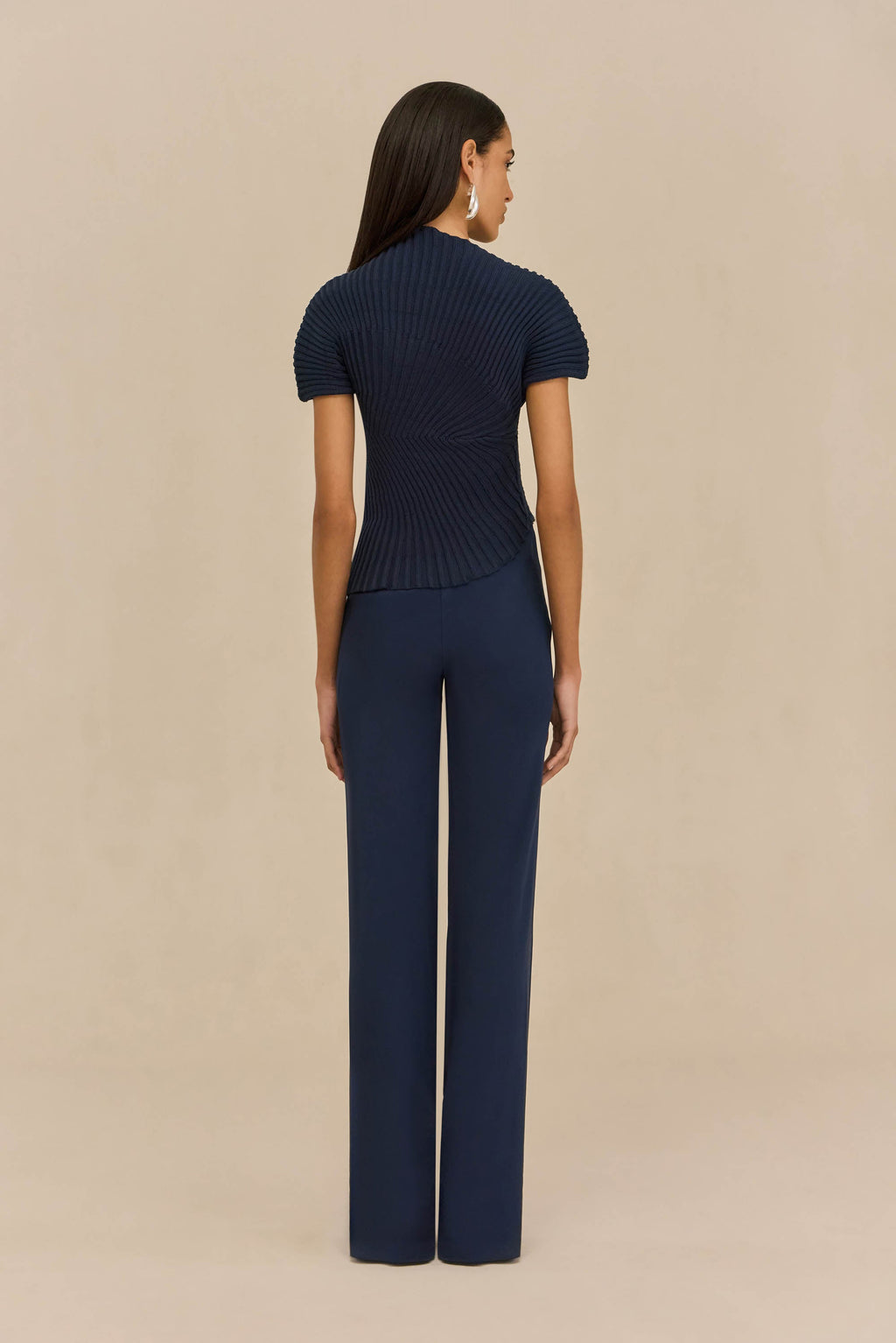 ANNEMIE KNIT TOP - DEEP LAKE