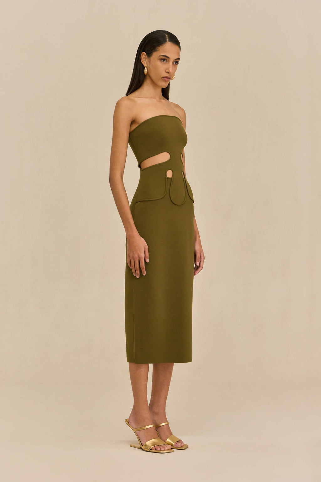 BRUNELO KNIT DRESS - ROSEMARY