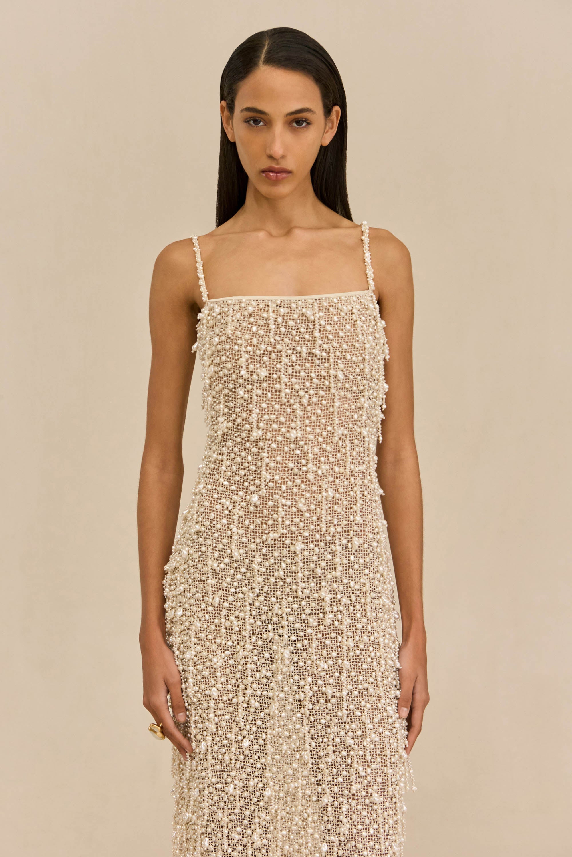 GINEVRA DRESS - OFF WHITE