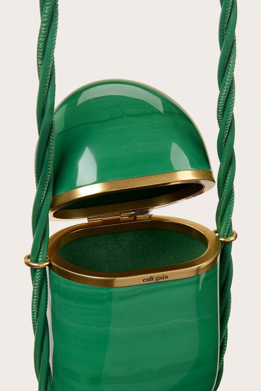 AMULET CLUTCH - DEEP BASIL