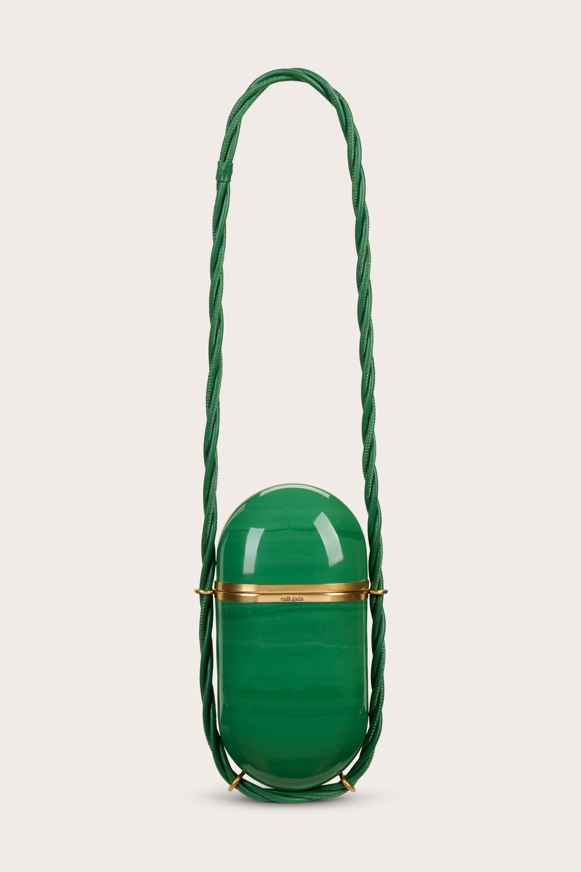 AMULET CLUTCH - DEEP BASIL