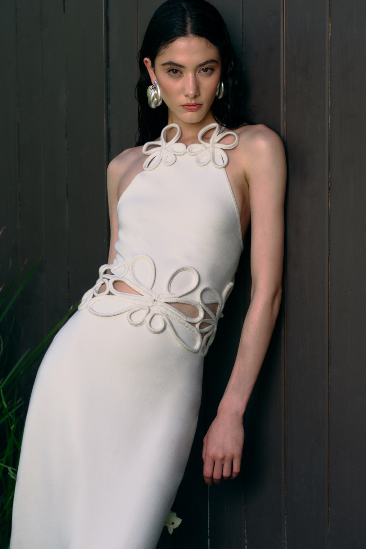 JENA KNIT DRESS - OFF WHITE