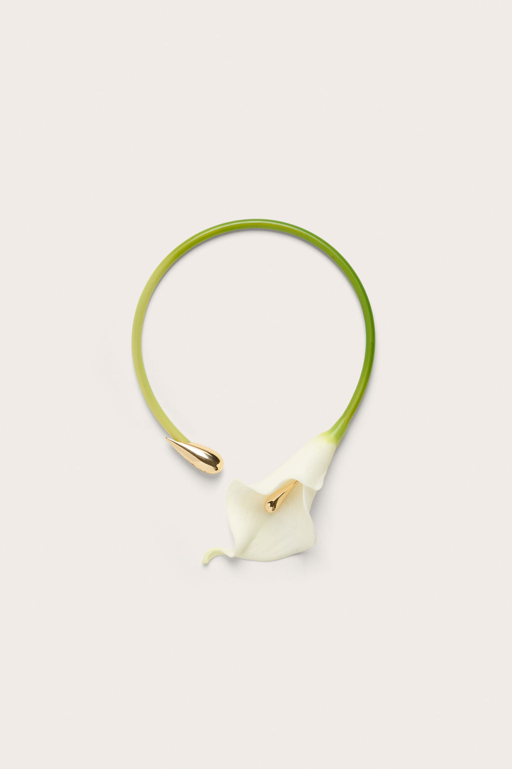 CALLA VINE CHOKER - WHITE