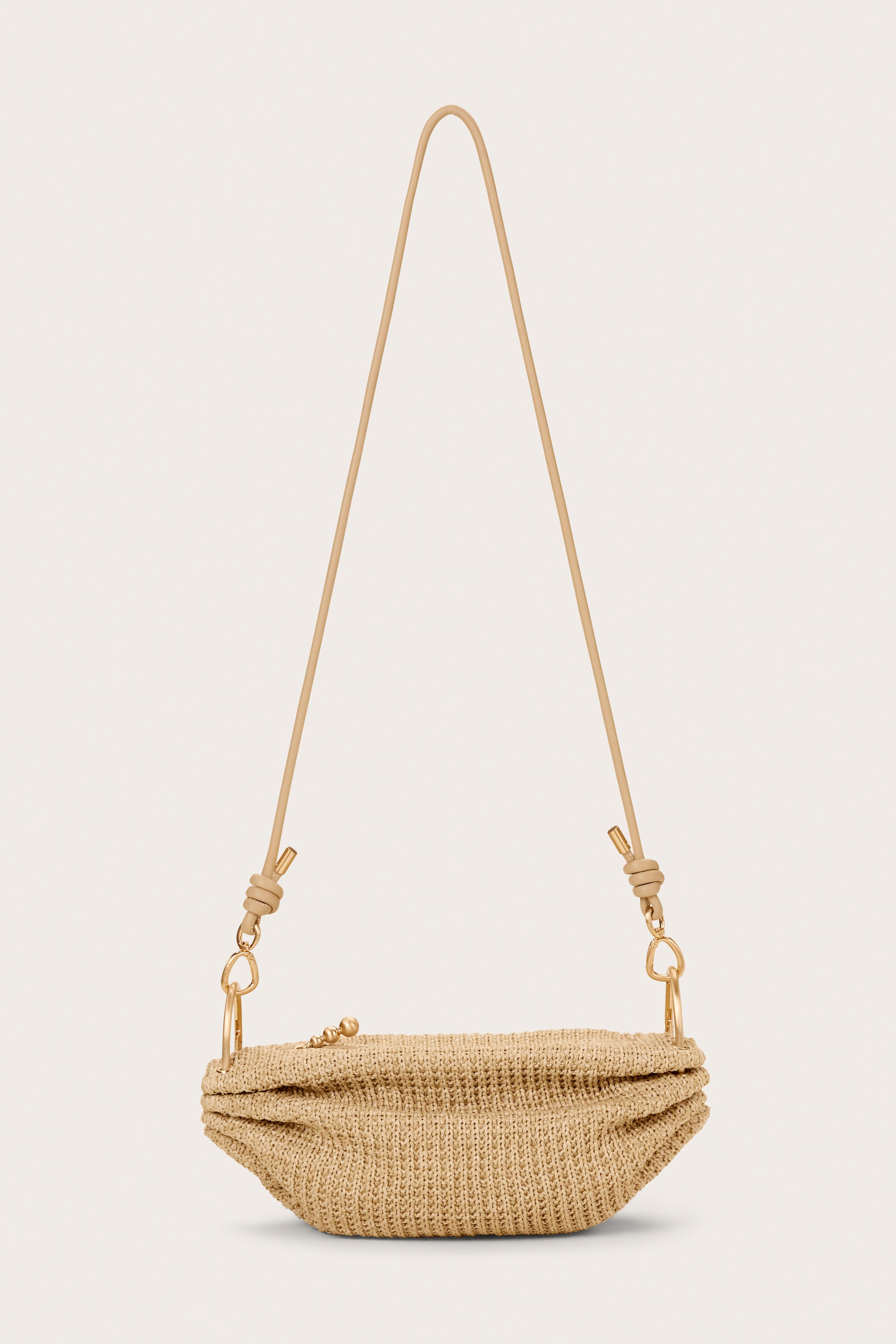 CINCH CROSSBODY BAG - NATURAL