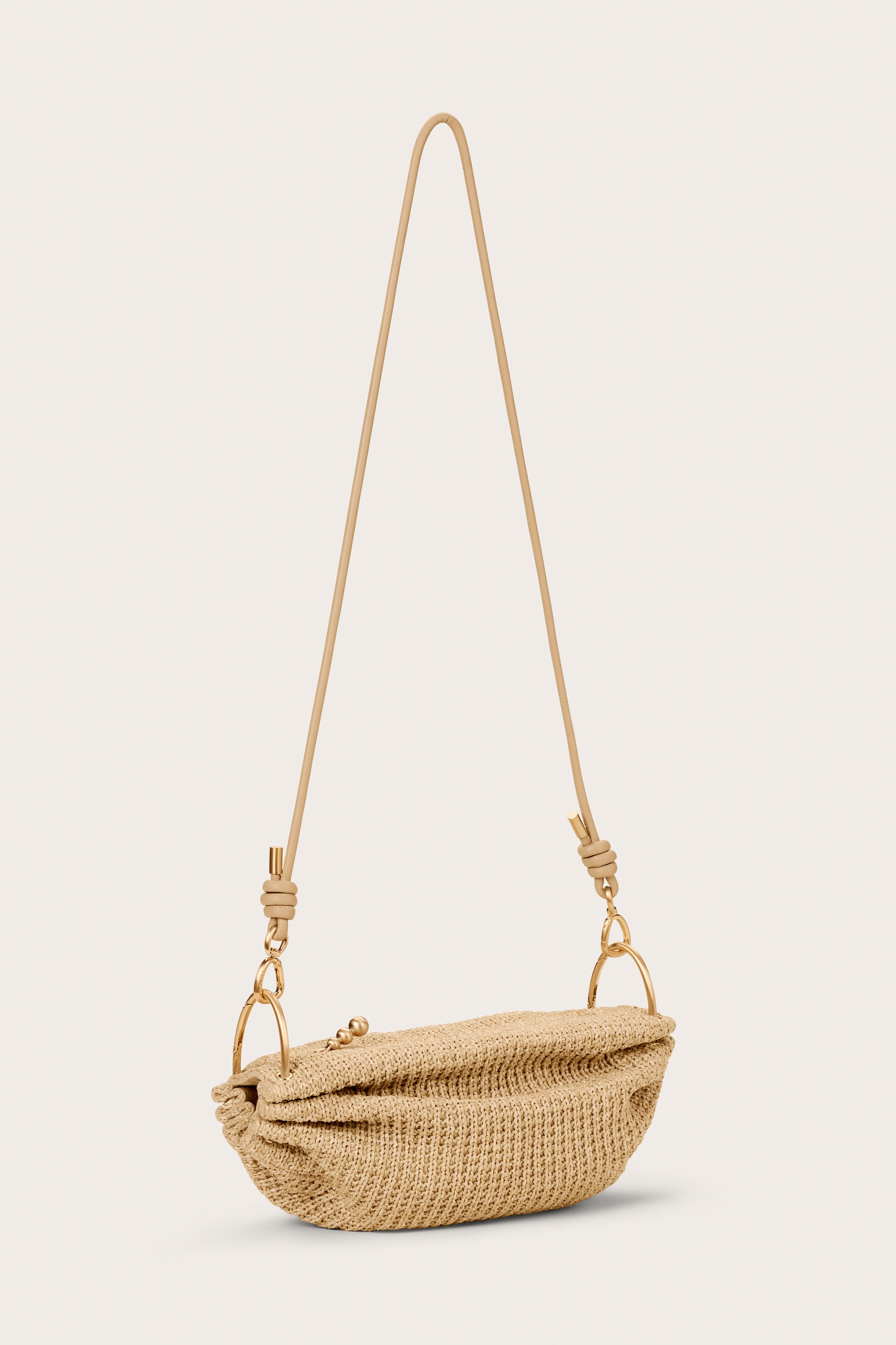 CINCH CROSSBODY BAG - NATURAL