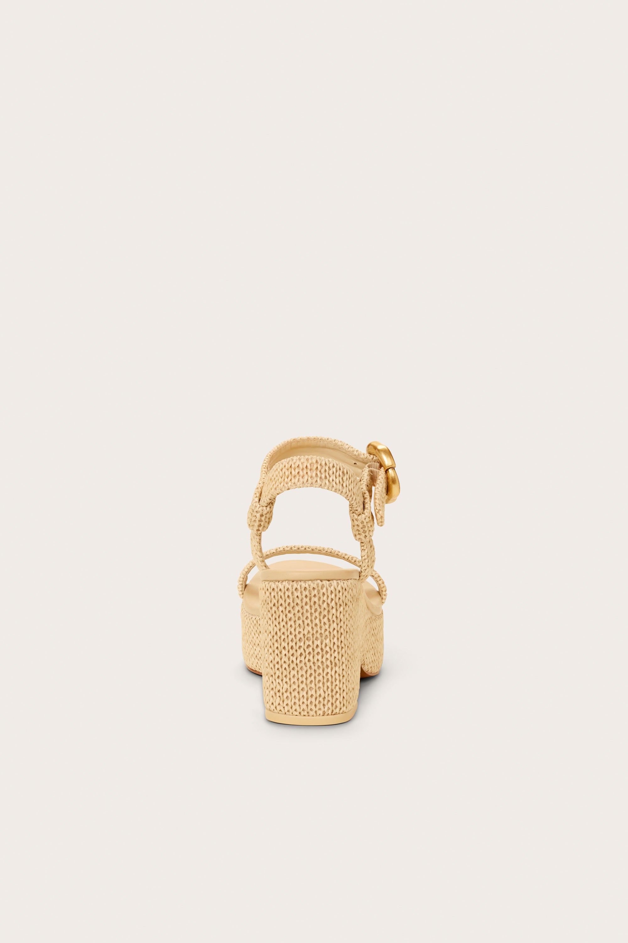 CLARA PLATFORM SANDAL - NATURAL