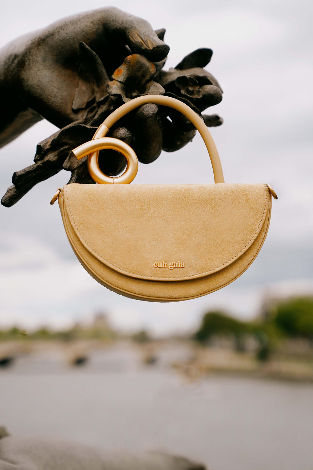 AZARIAH NANO CROSSBODY BAG - SAND