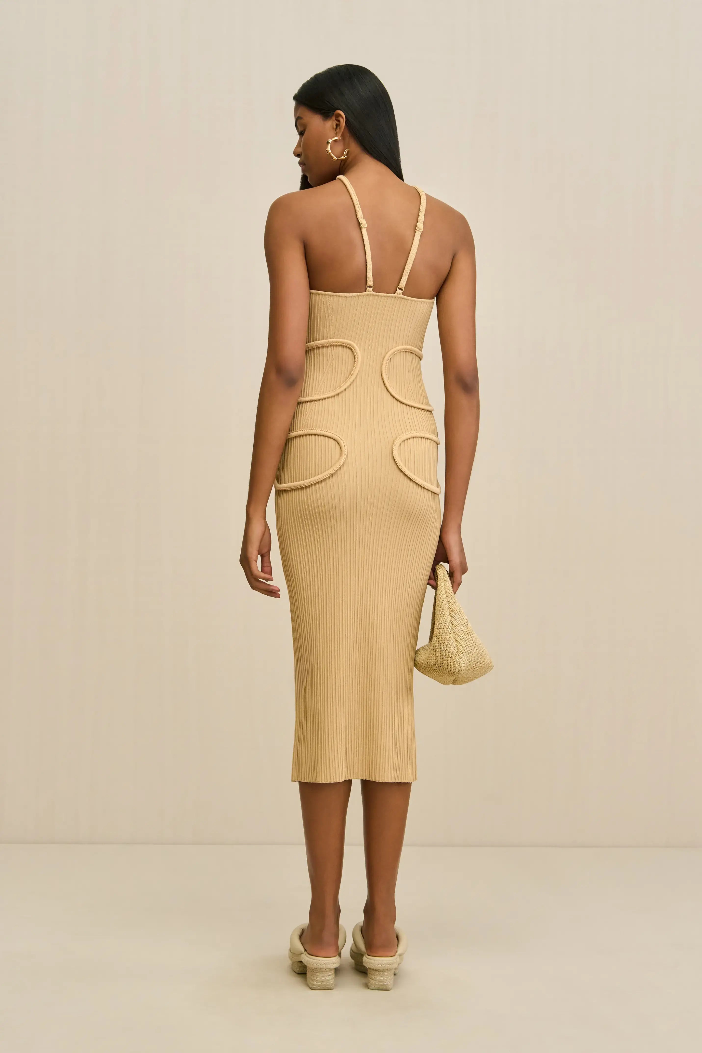 AVERY KNIT DRESS - SAND