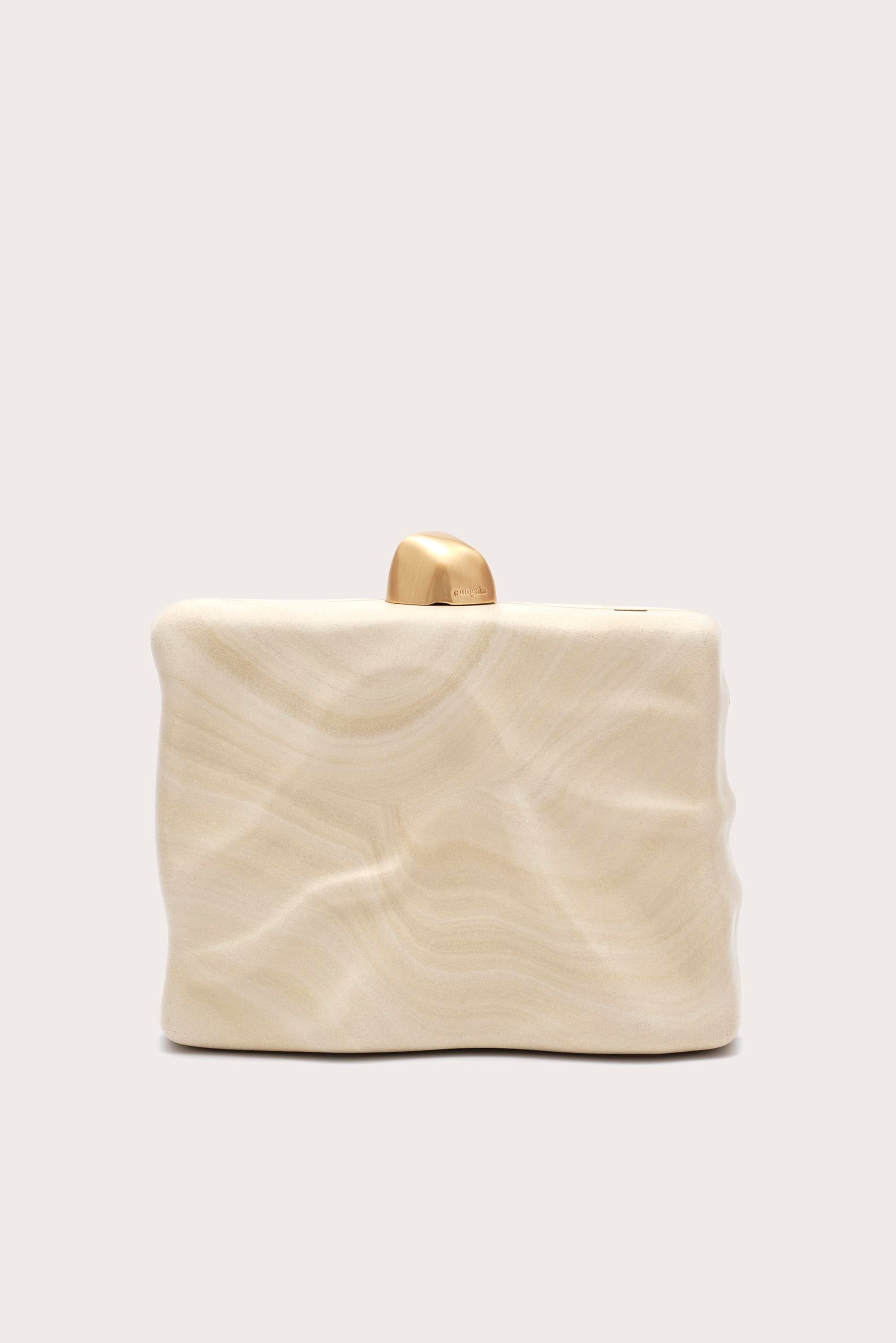 FLYN CLUTCH - TRAVERTINE